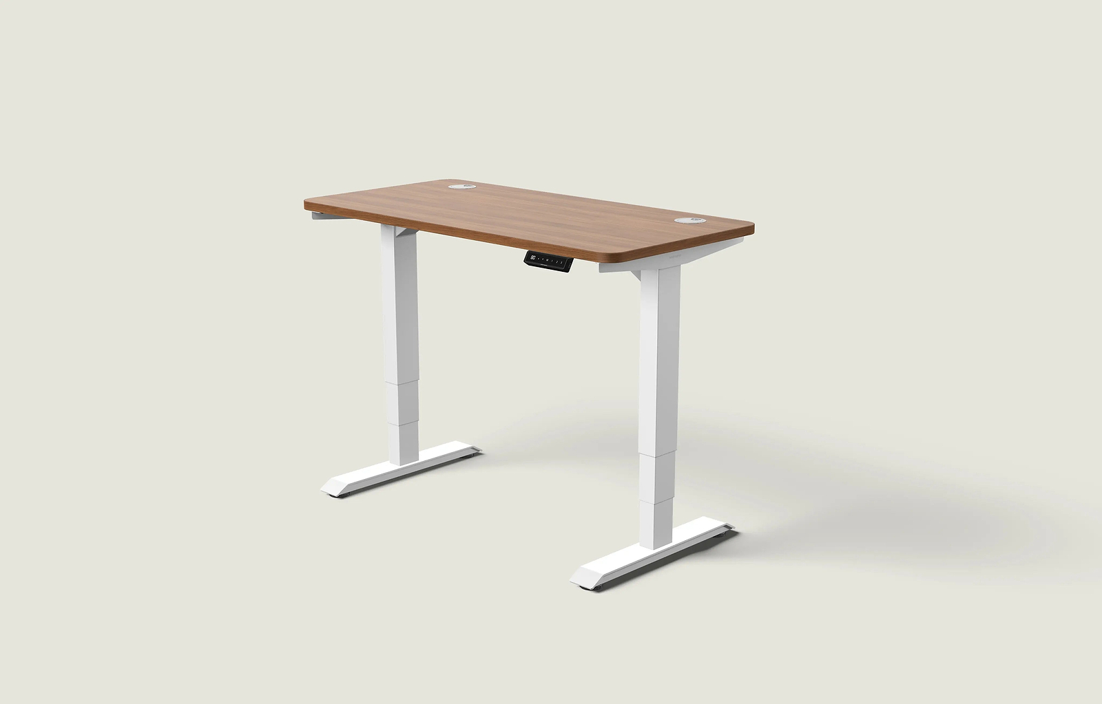 Weiß / Walnuss / 120x60 cm