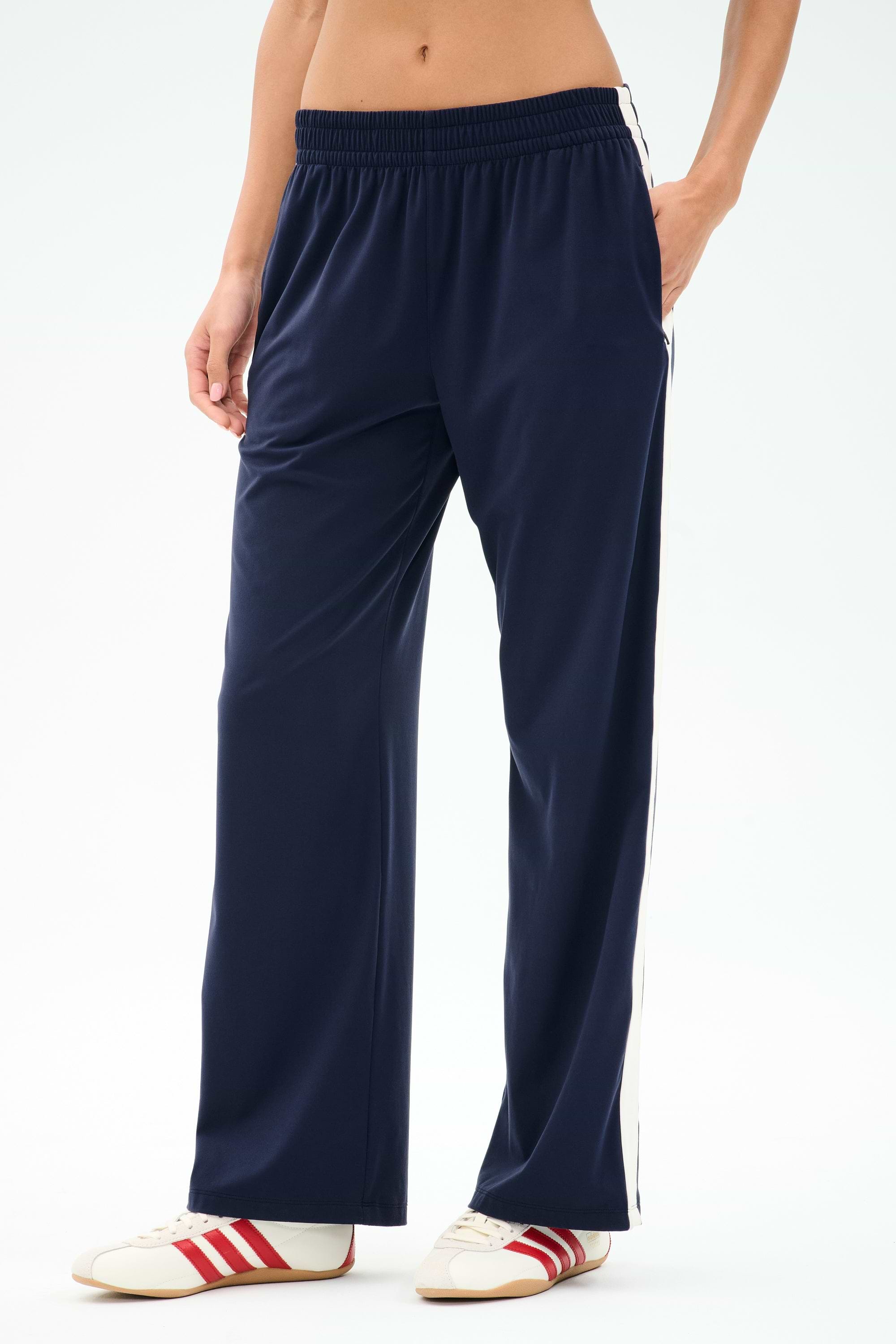Maxie Rigor Track Pant - Indigo/White – SPLITS59