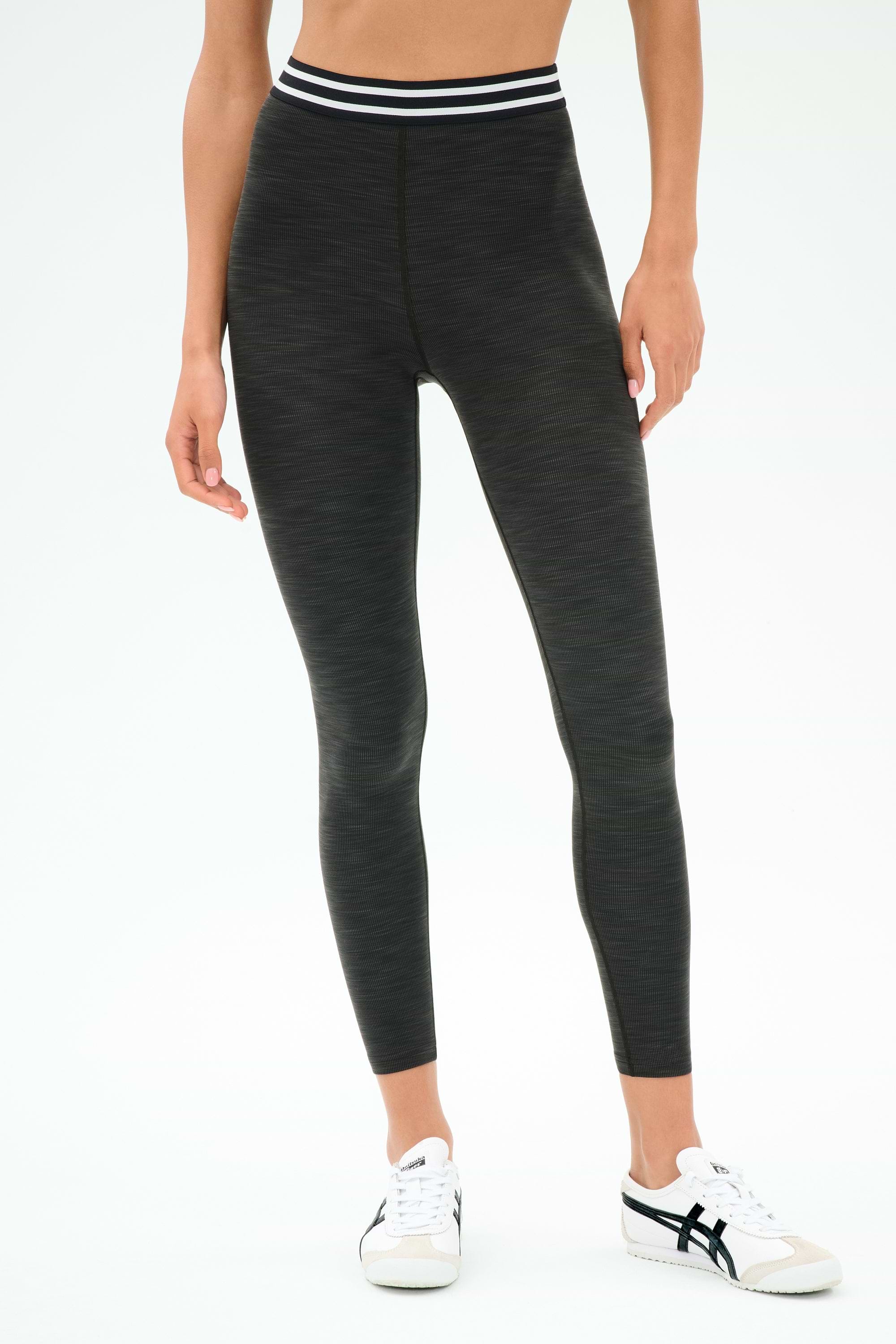 Bailey Active Rib High Waist 7/8 - Heather Graphite – SPLITS59