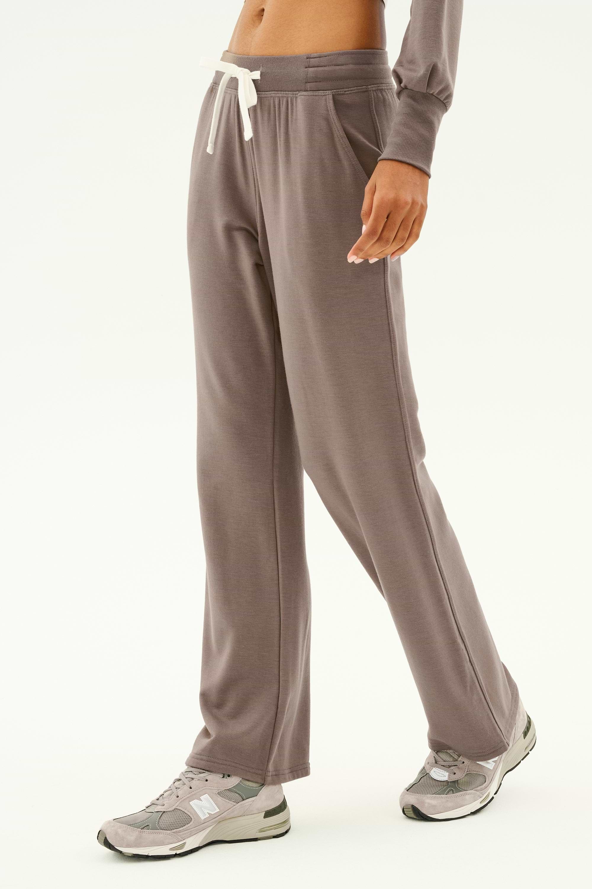 Raven Fleece Full Length Sweatpant - Lentil – SPLITS59