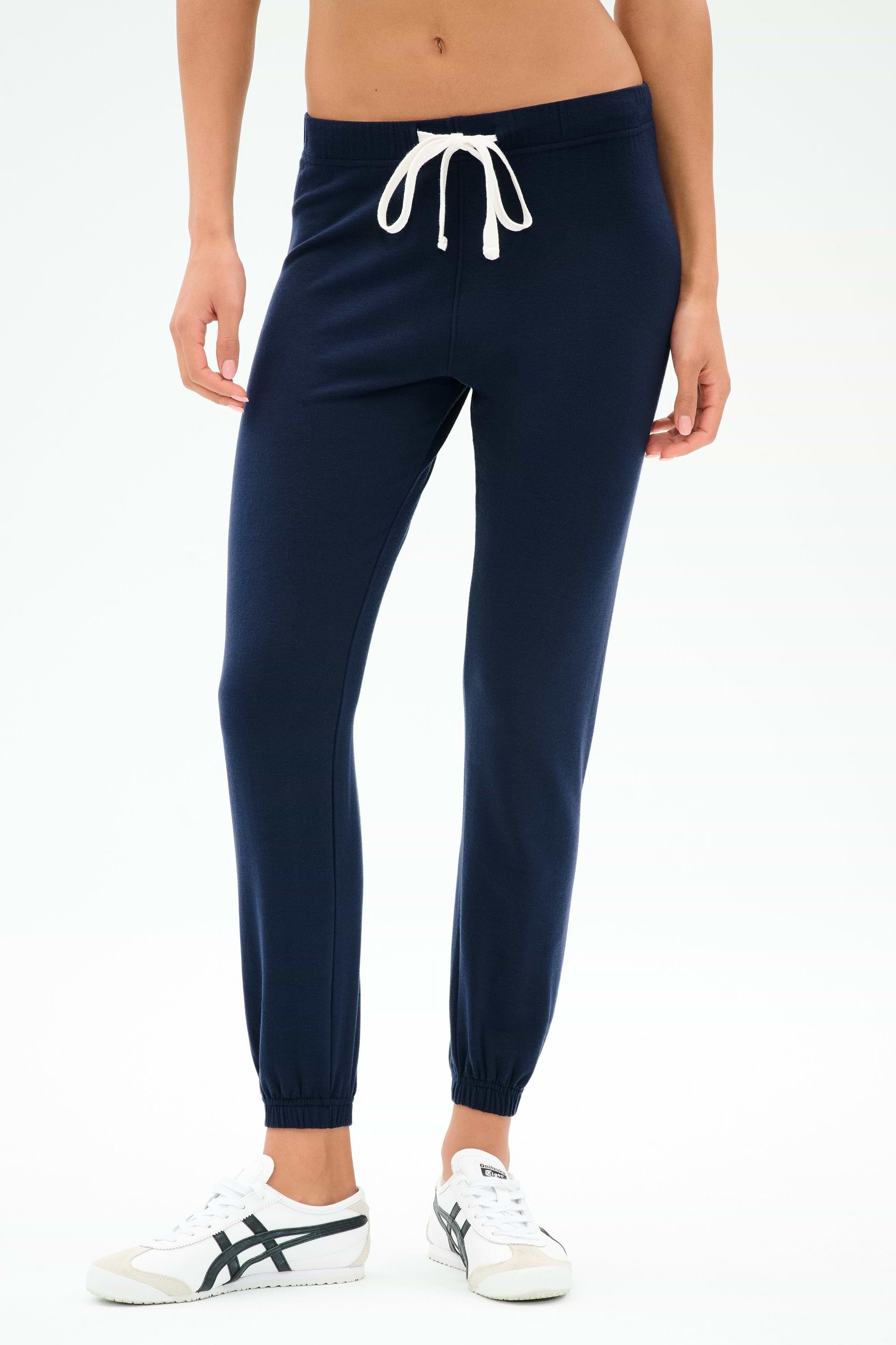Sonja Fleece Sweatpant - Indigo – SPLITS59