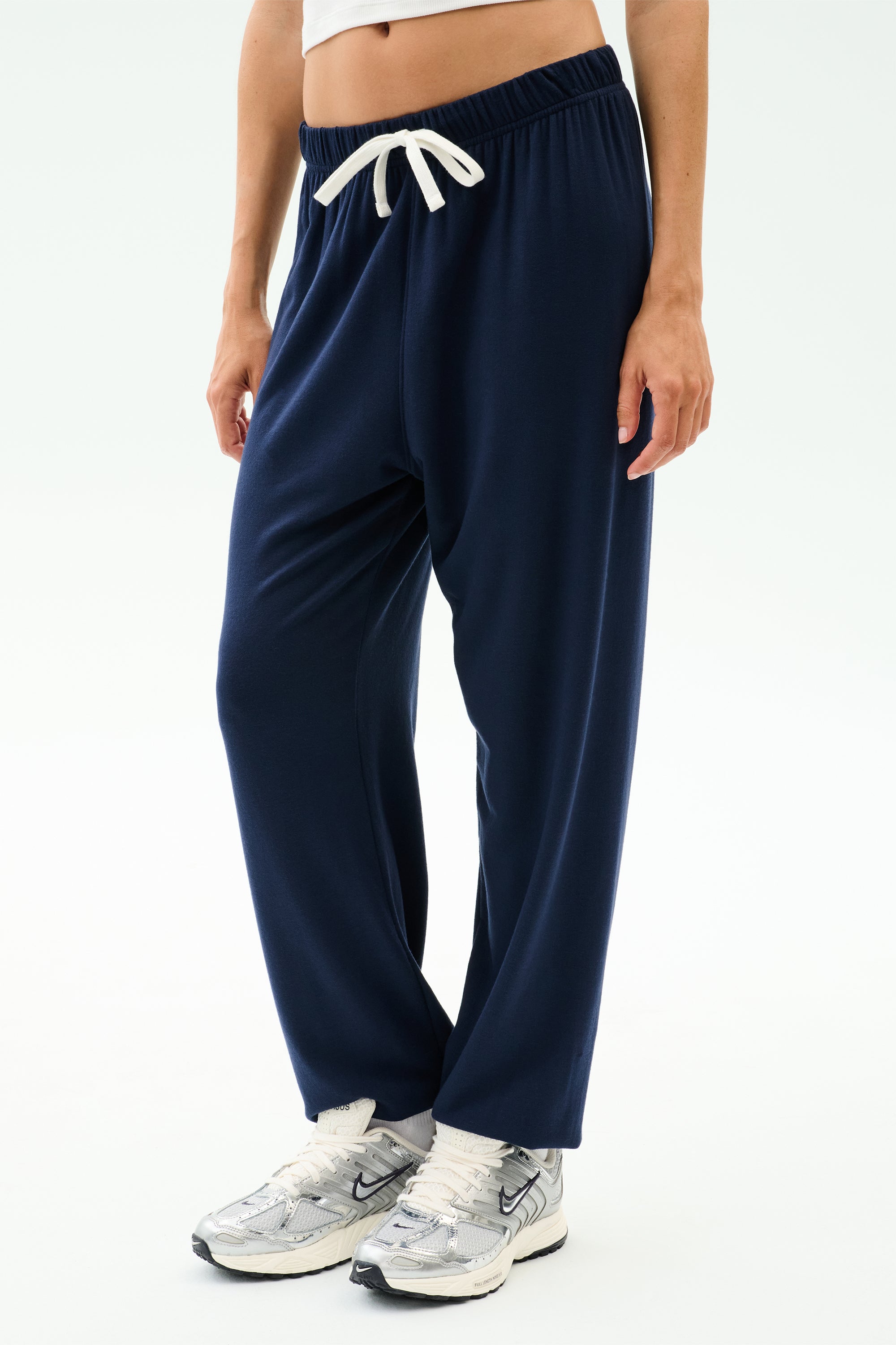 Andie Oversized Fleece Sweatpant - Indigo – SPLITS59