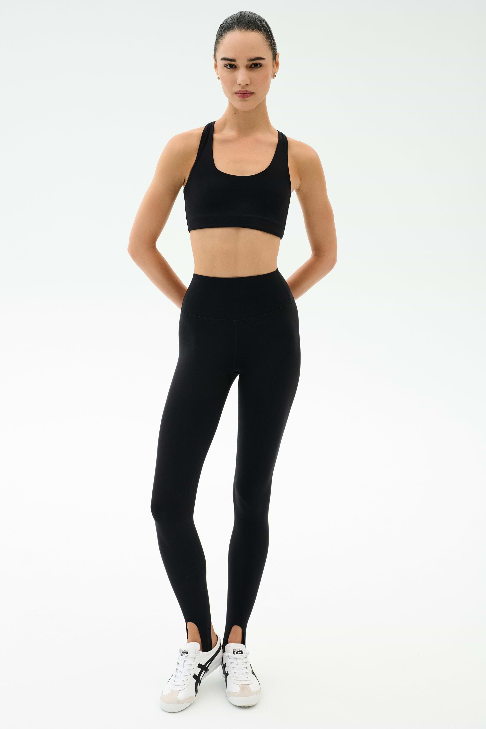 River High Waist Airweight Stirrup - Black – SPLITS59