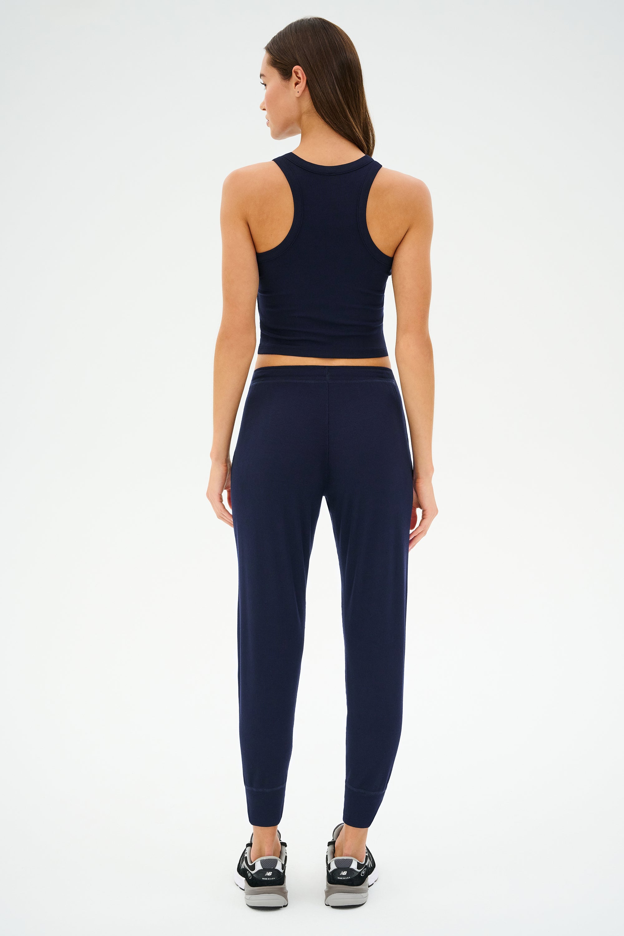 Kiki Rib Crop Tank - Indigo – SPLITS59