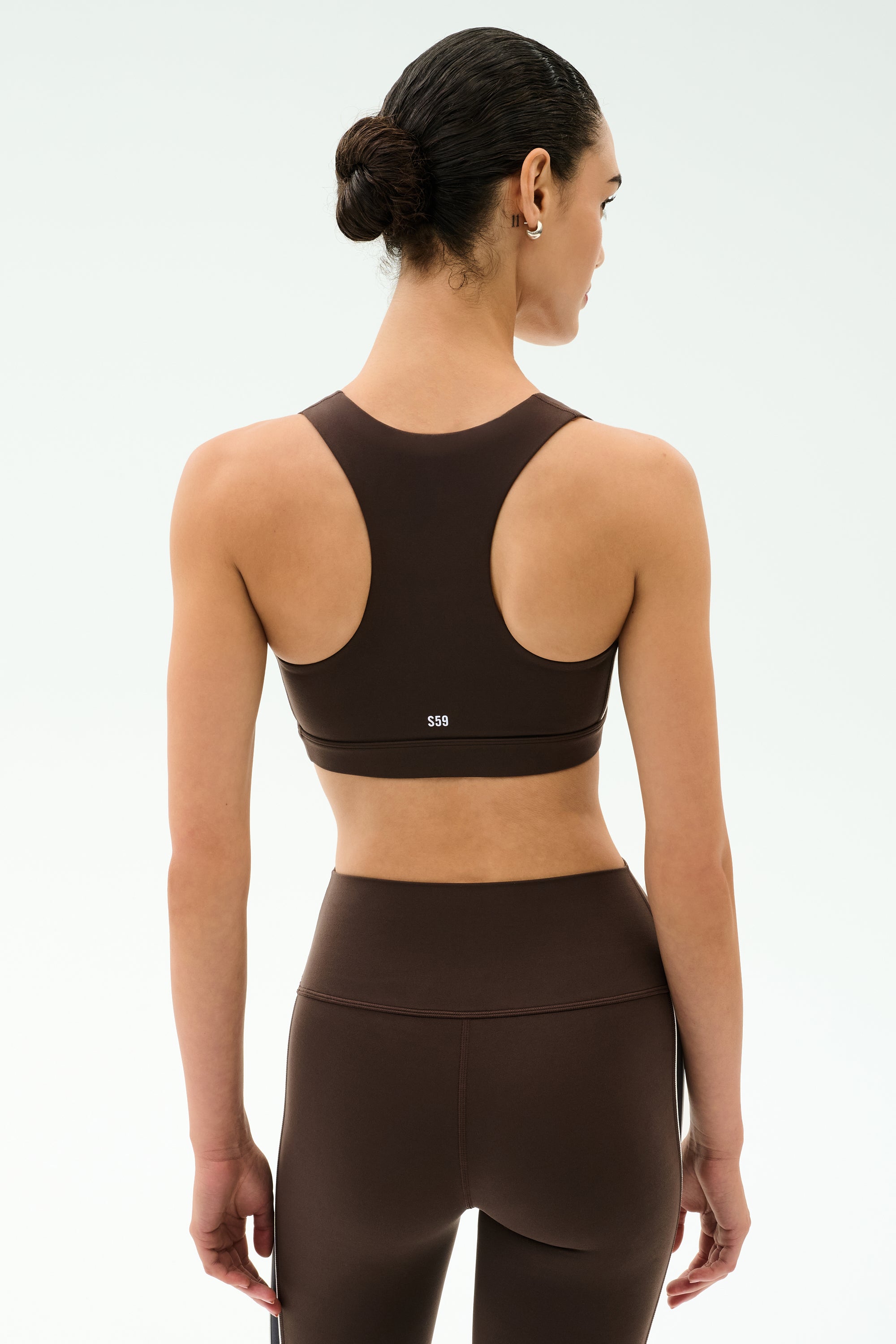 Lexi Rigor Bra - Dark Chocolate/Black – SPLITS59