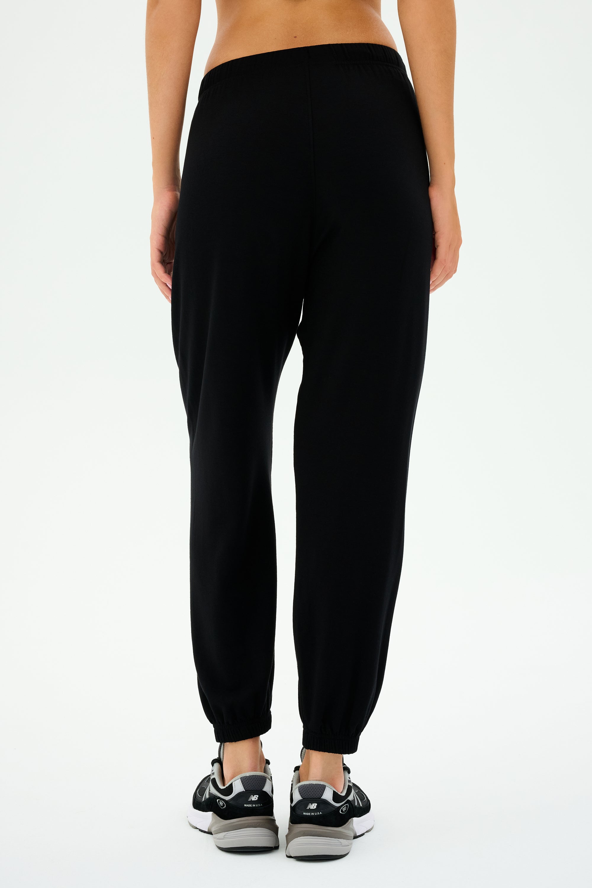 melt the lady tuck sweat pants【black】 Andie Oversized Fleece Sweatpant - Black – SPLITS59