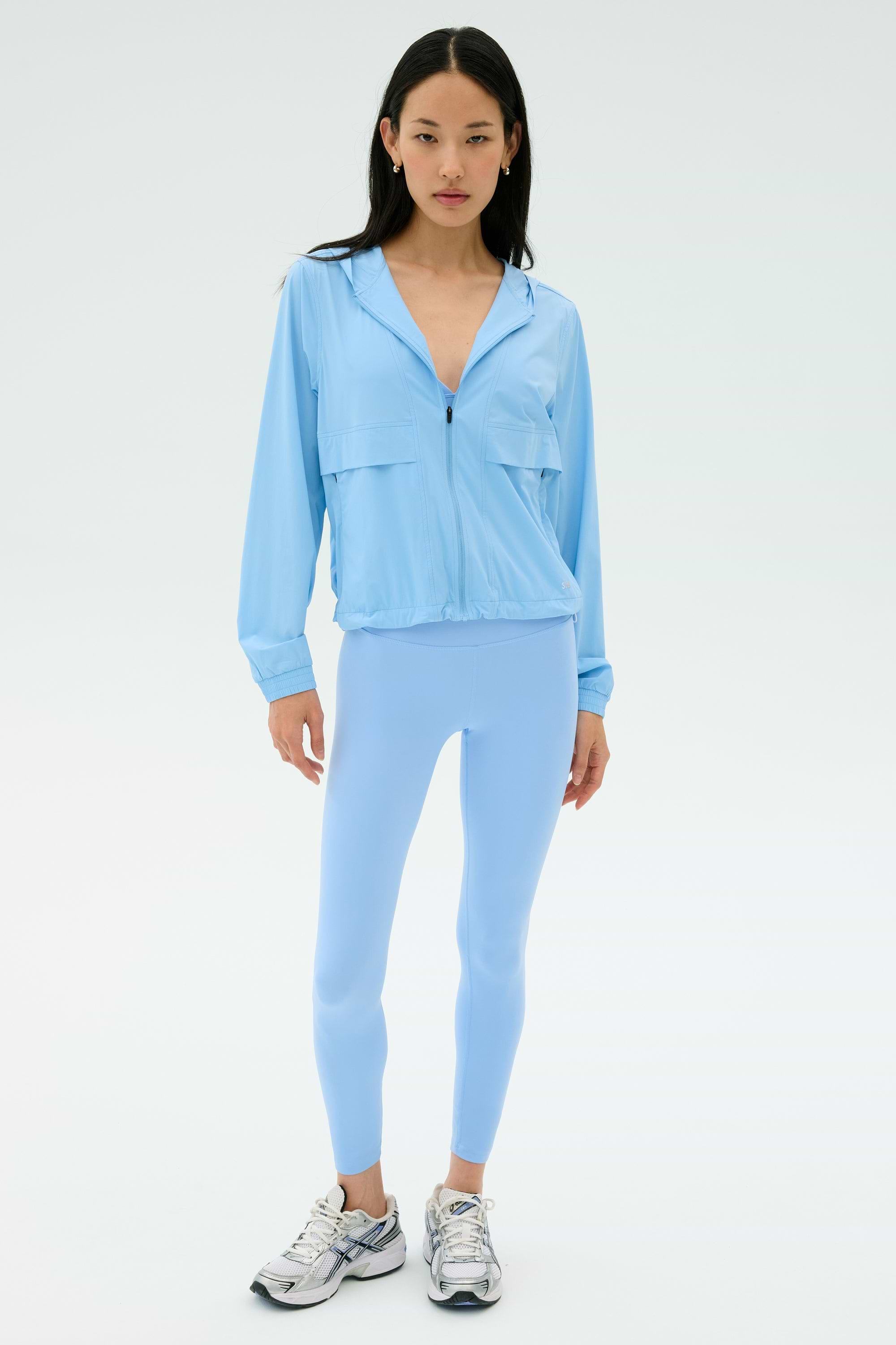 Megan Woven Nylon Jacket - Skylight – SPLITS59