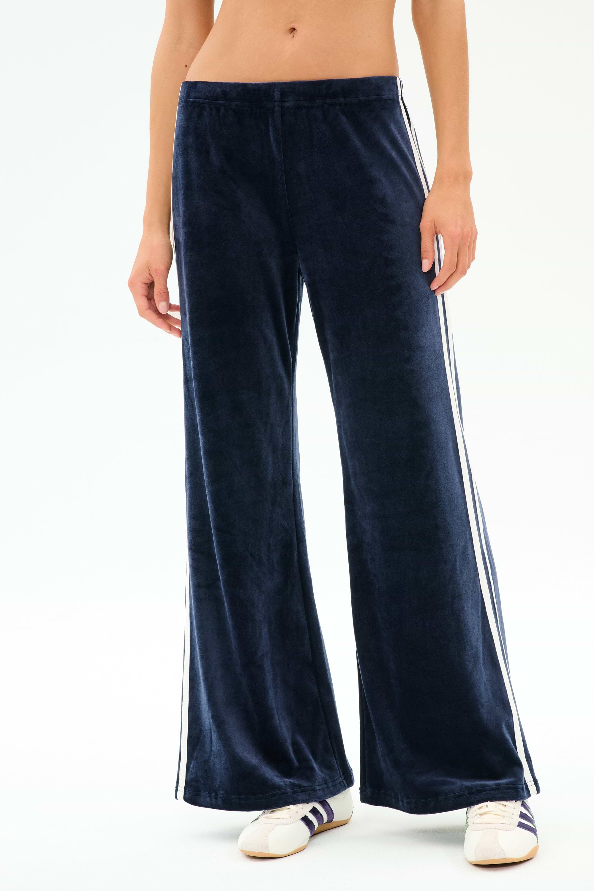 Heritage Velour Pant - Indigo/White – SPLITS59