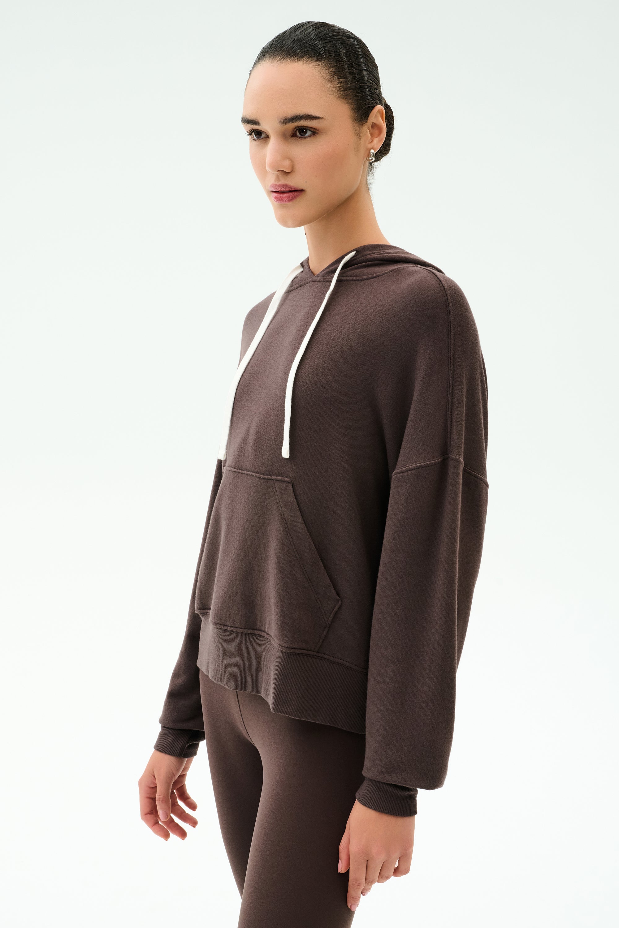 Joey Long Sleeve Hoodie - Dark Chocolate – SPLITS59