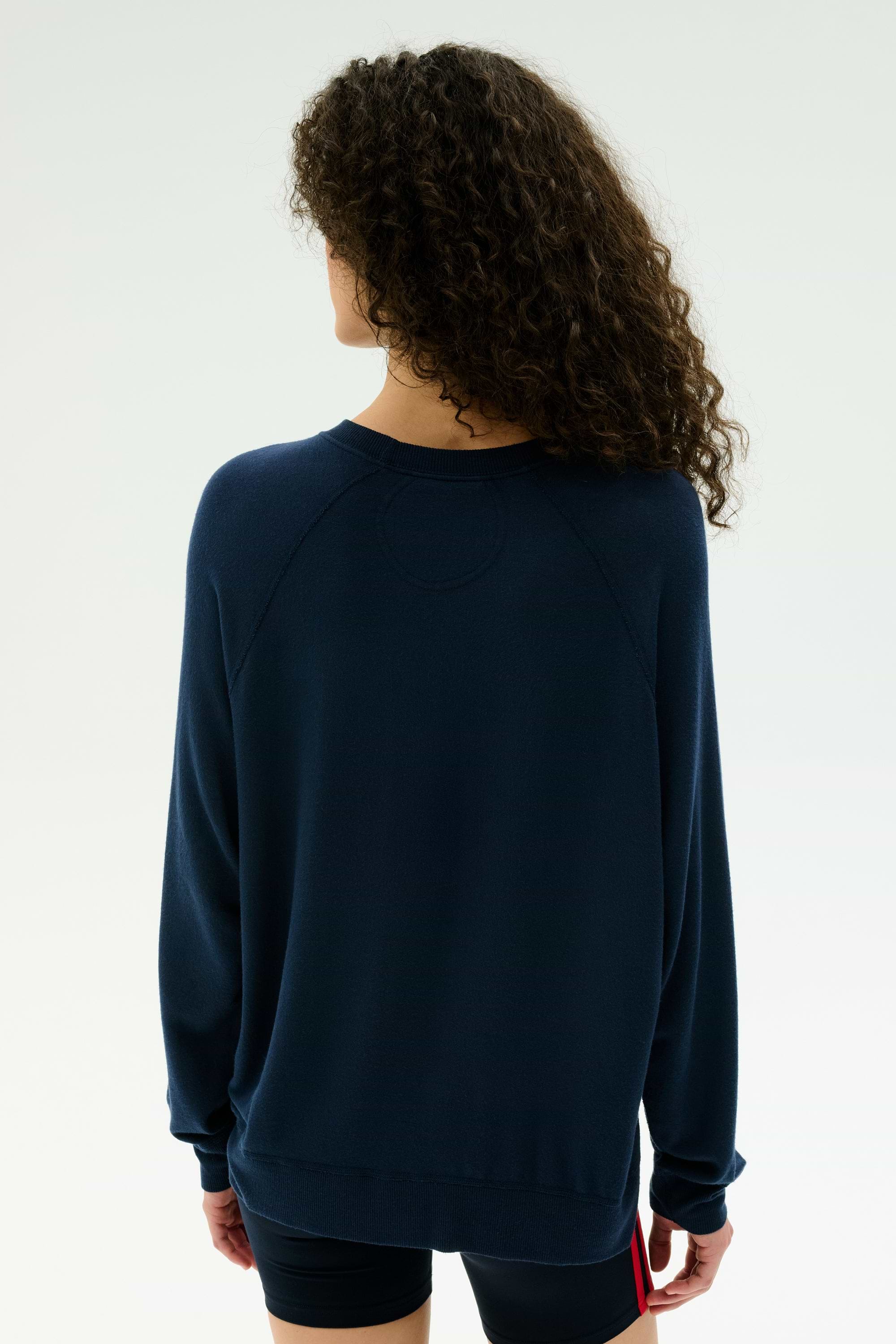 Andie Fleece Sweatshirt - Indigo – SPLITS59