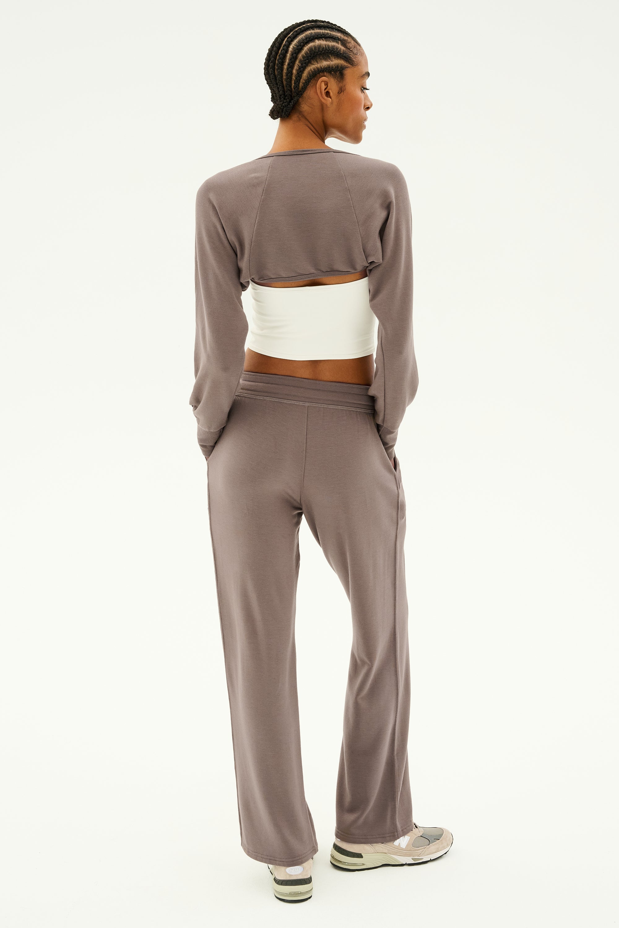 Raven Fleece Full Length Sweatpant - Lentil – SPLITS59