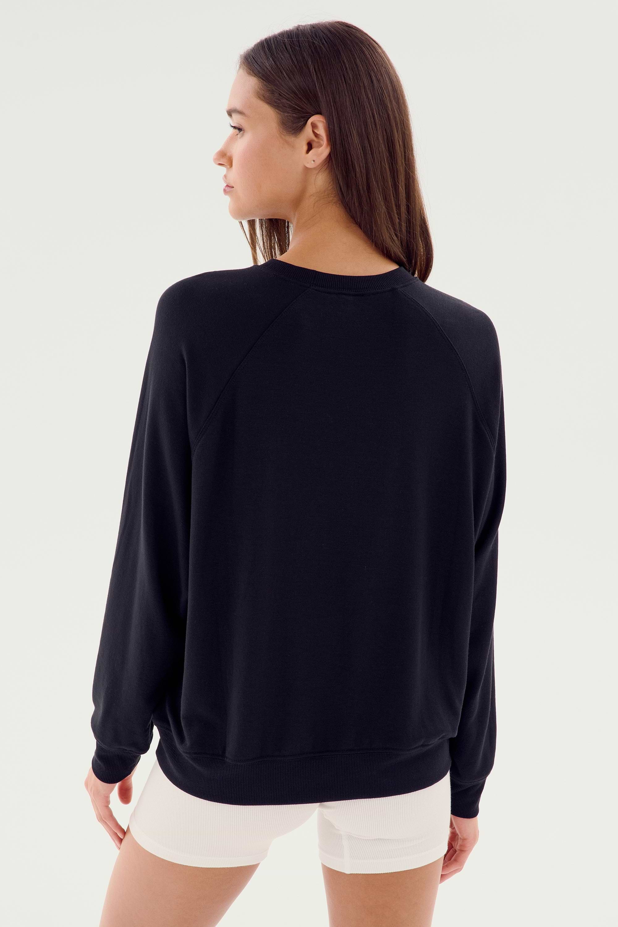 Andie Fleece Sweatshirt - Black – SPLITS59