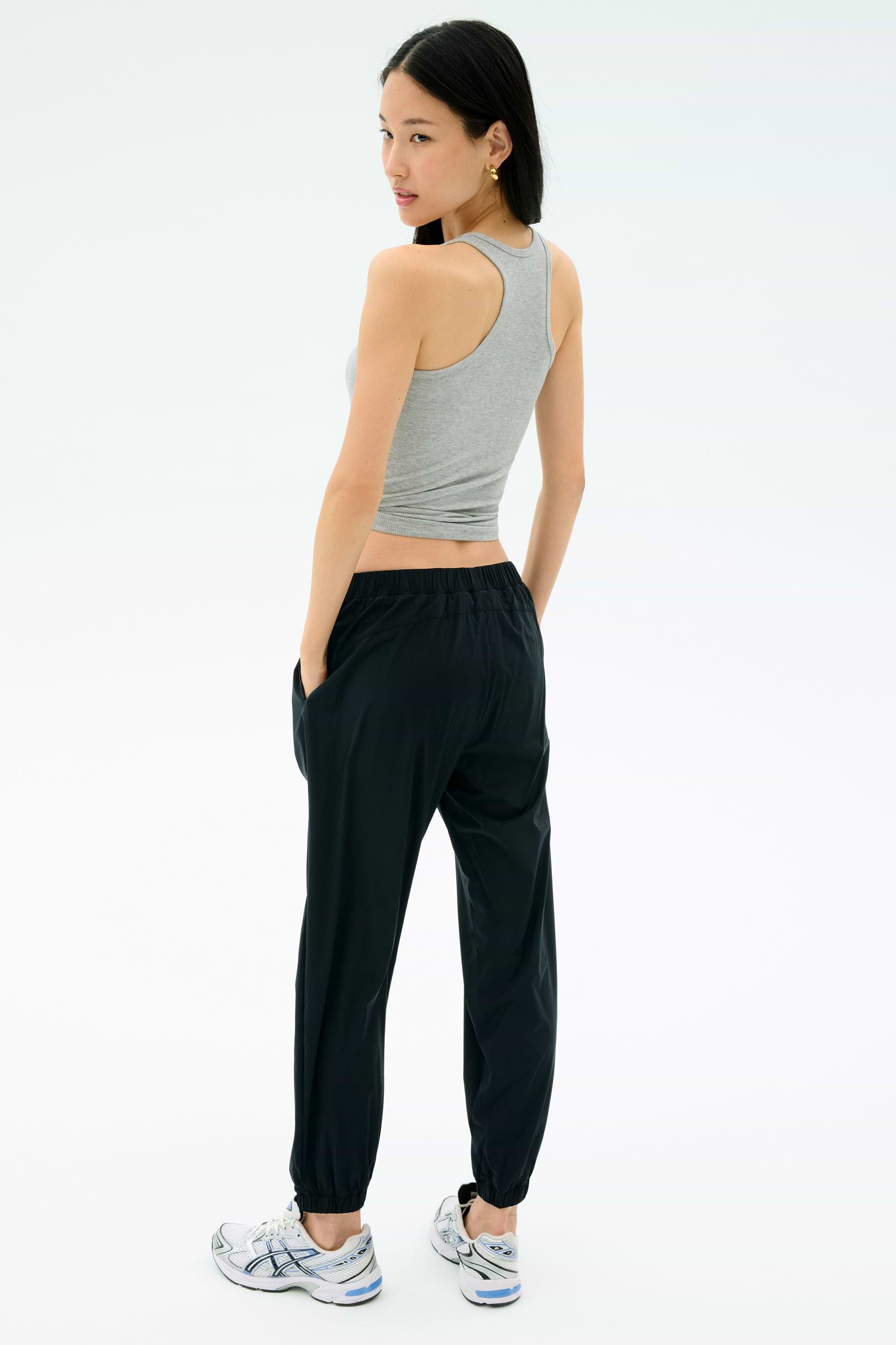 Women's Ashby Ribbed Tank in Heather Grey – SPLITS59