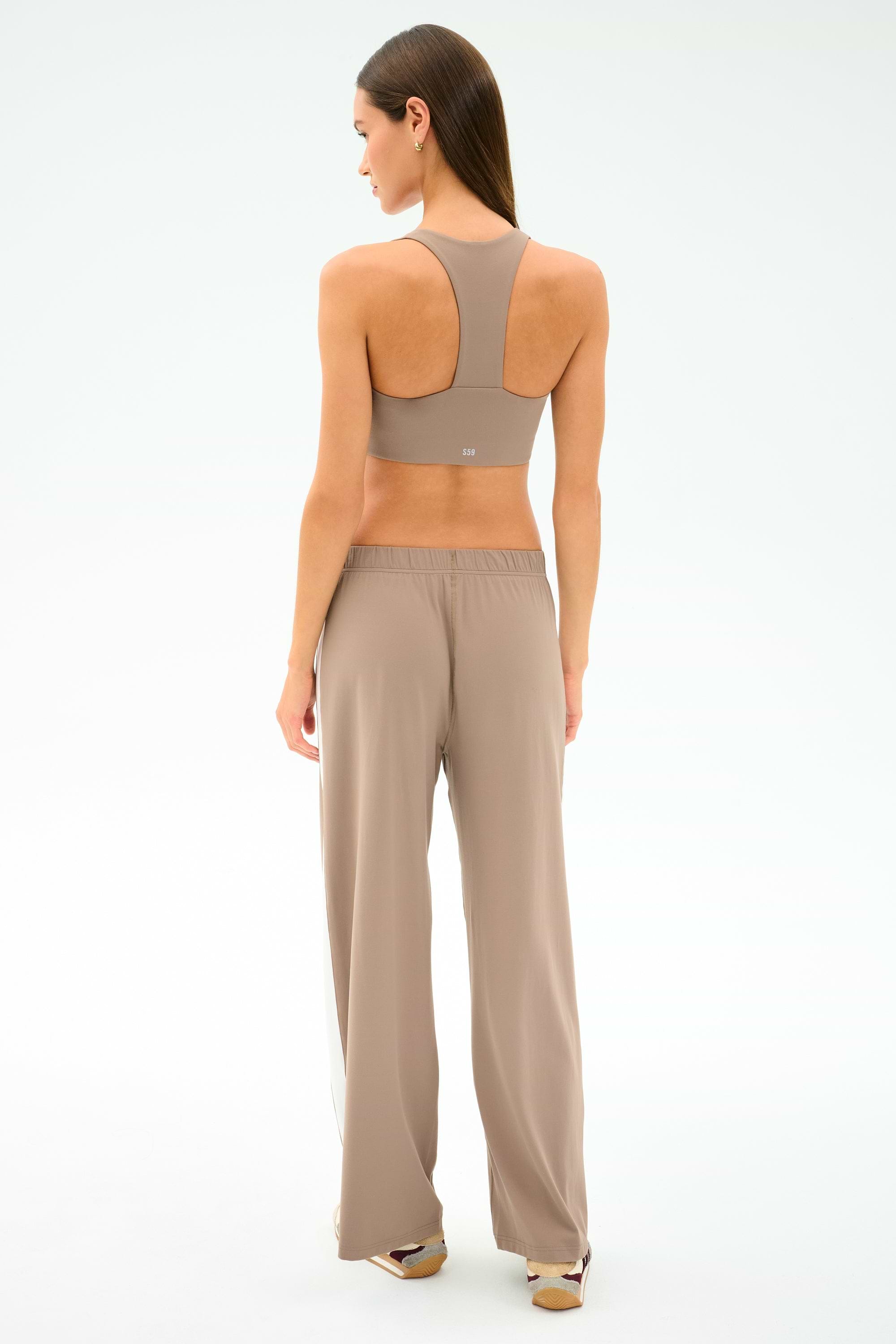 Willow Airweight Wide Leg - Latte/White – SPLITS59