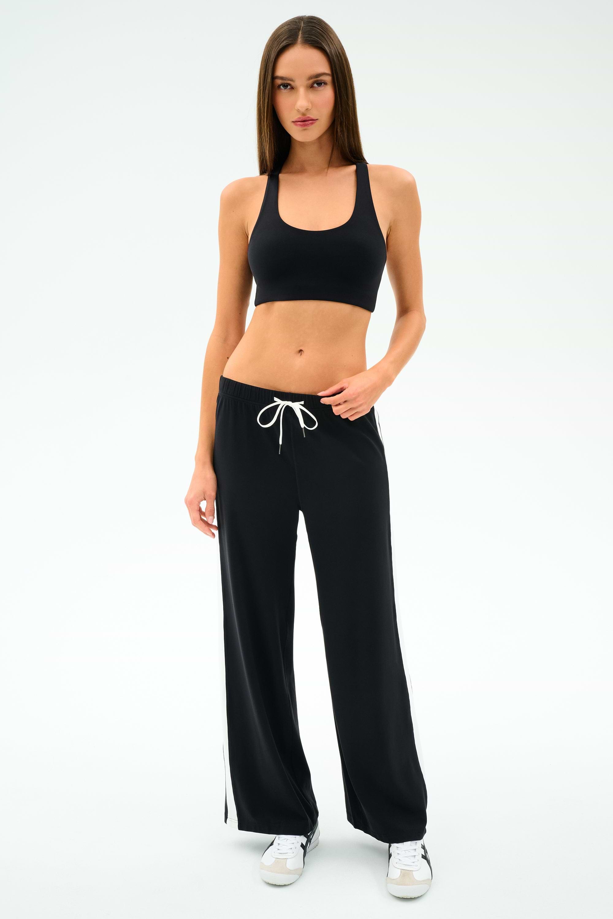 Willow Airweight Wide Leg - Black/White – SPLITS59