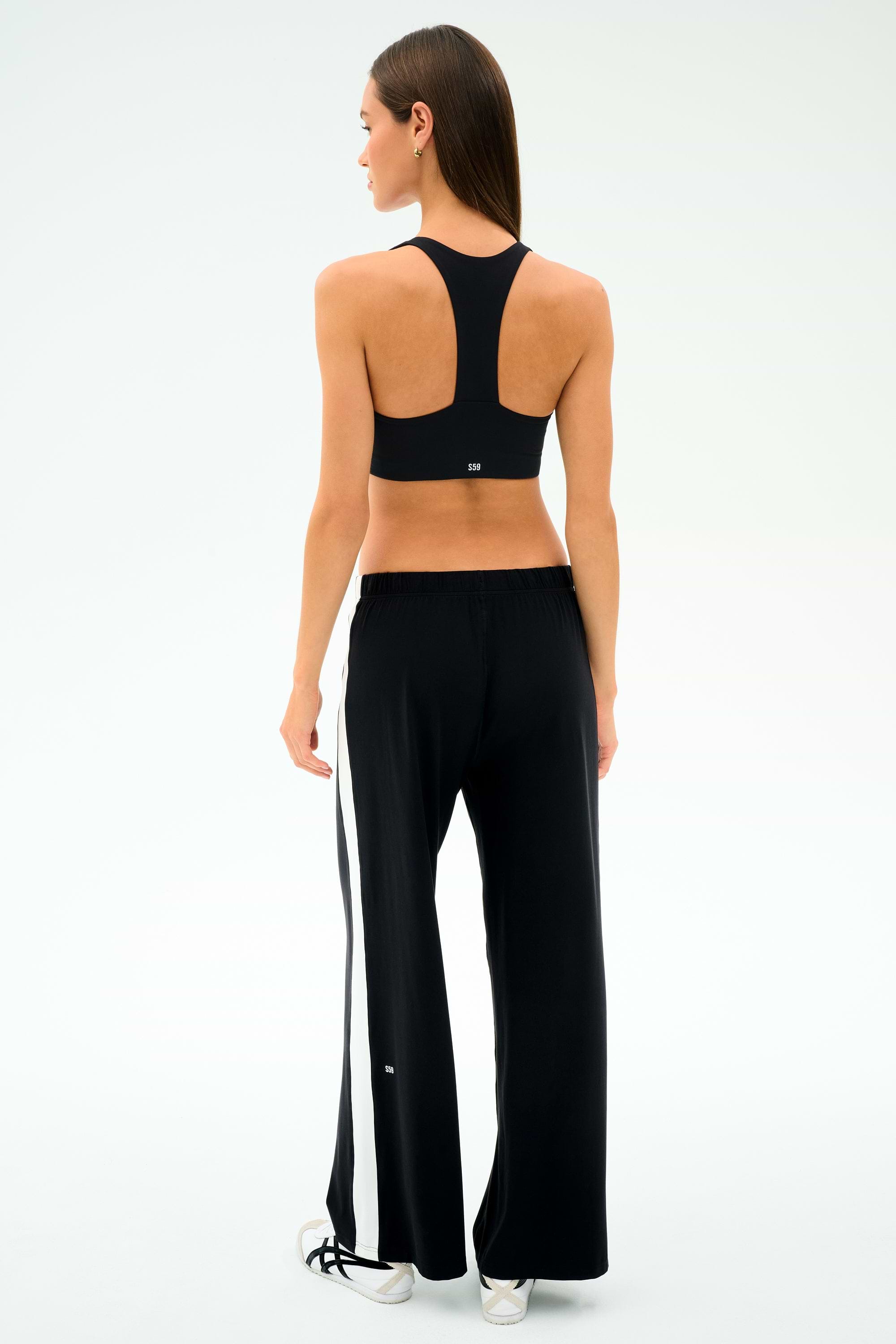 Willow Airweight Wide Leg - Black/White – SPLITS59