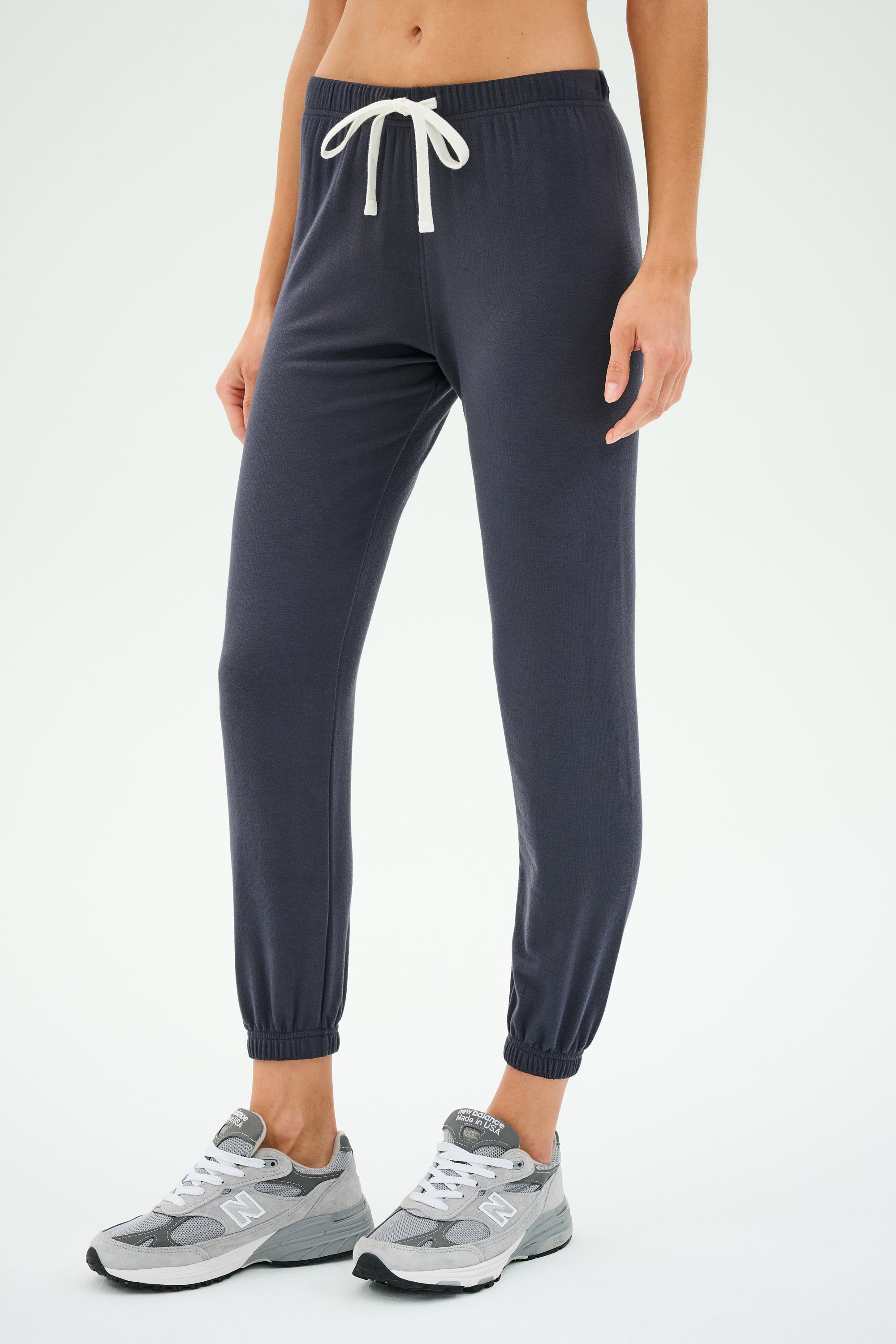 かわい split sweatpant Andie Oversized Fleece Sweatpant - Heather Grey – SPLITS59