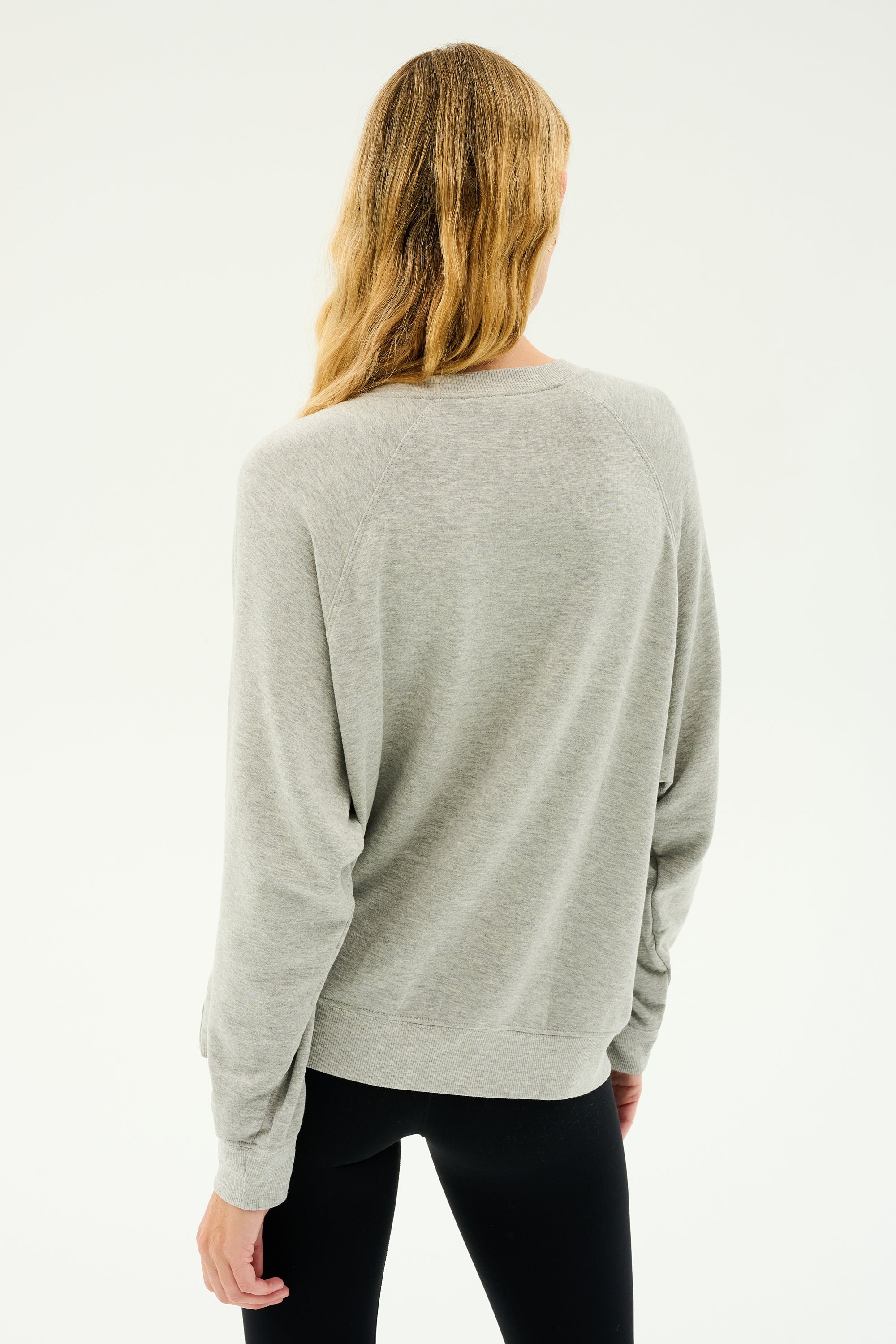 Andie Fleece Sweatshirt - Heather Grey – SPLITS59
