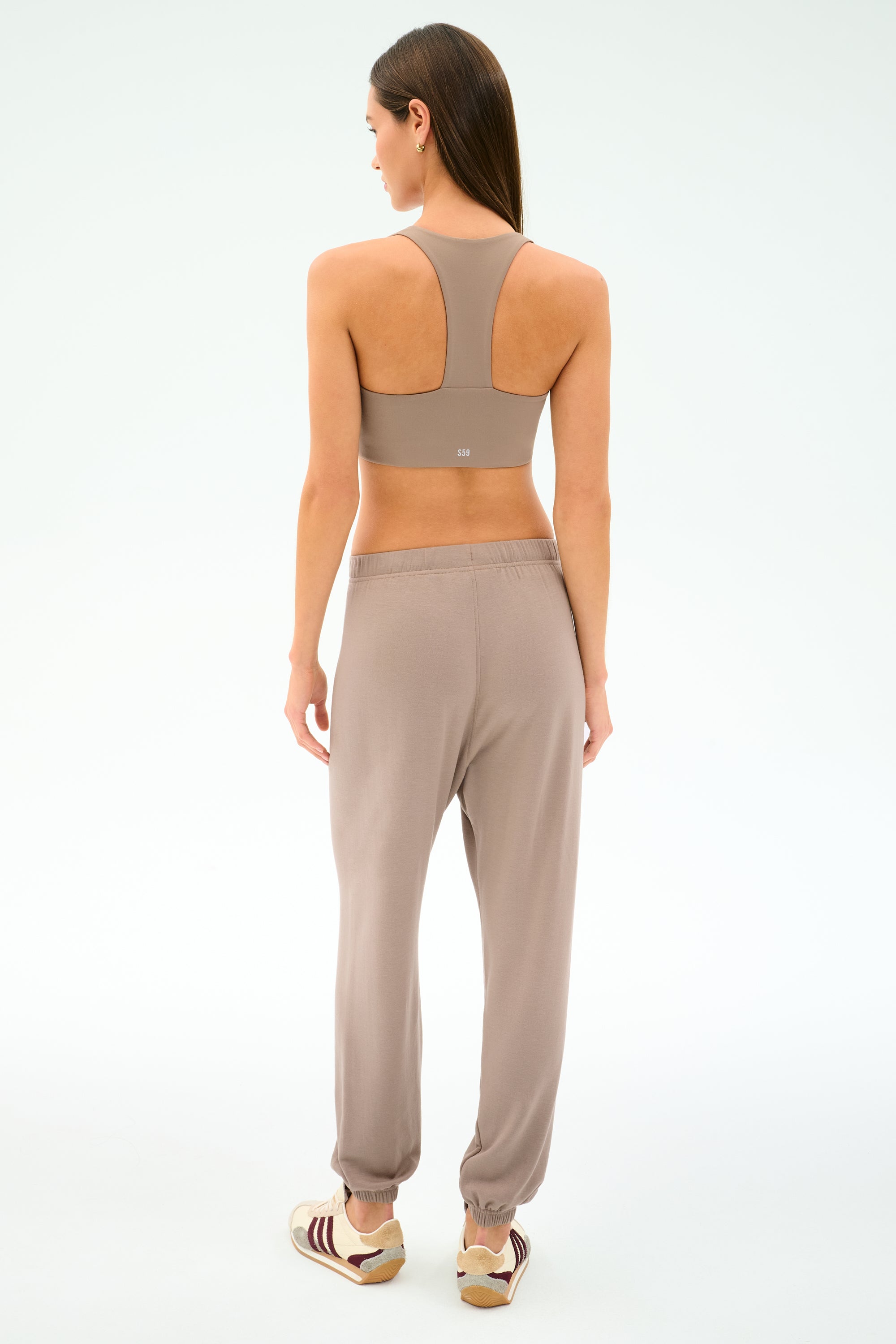 Andie Oversized Fleece Sweatpant - Latte – SPLITS59
