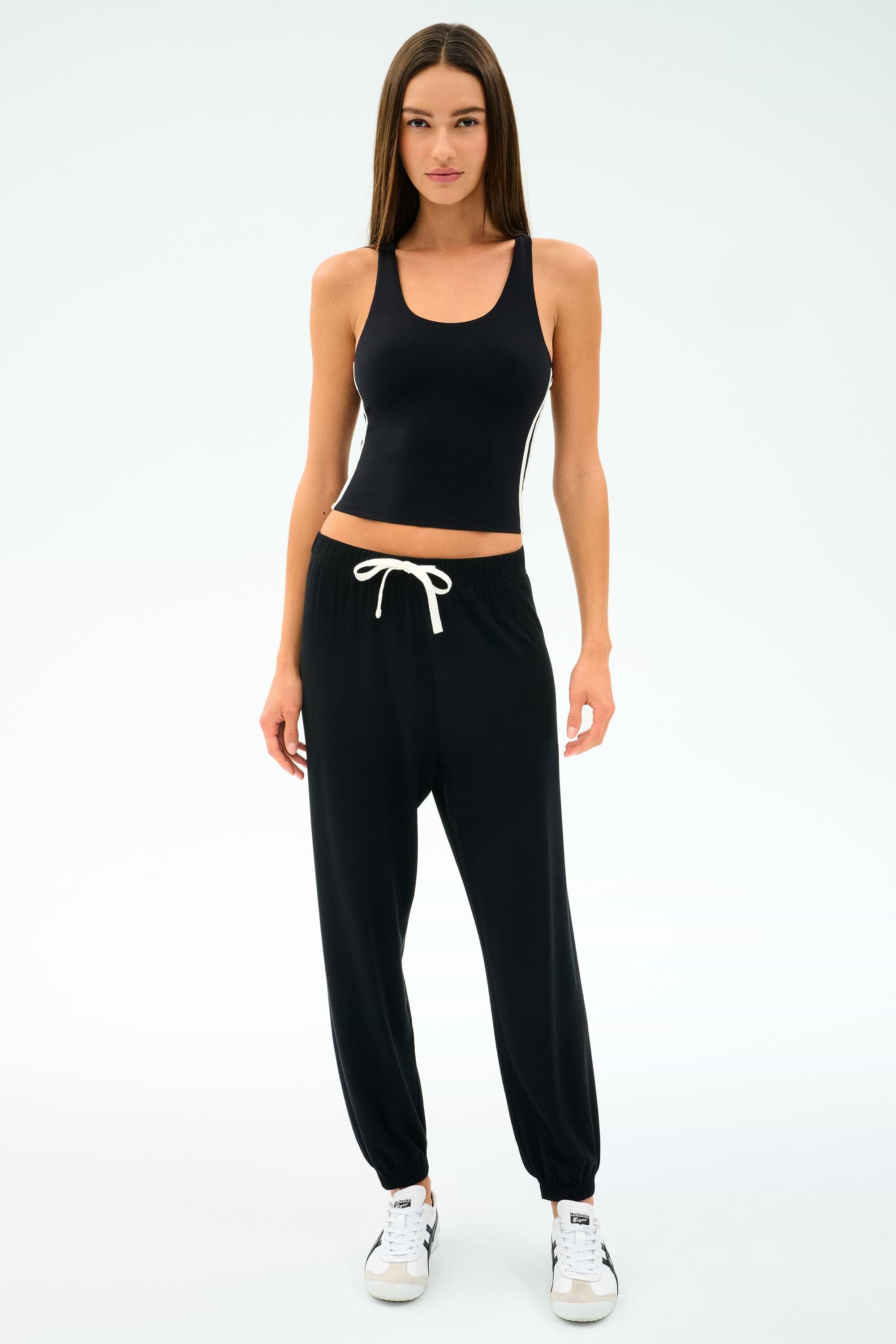 ella eLLa ブルゾン Ella Airweight Tank - Black/White – SPLITS59