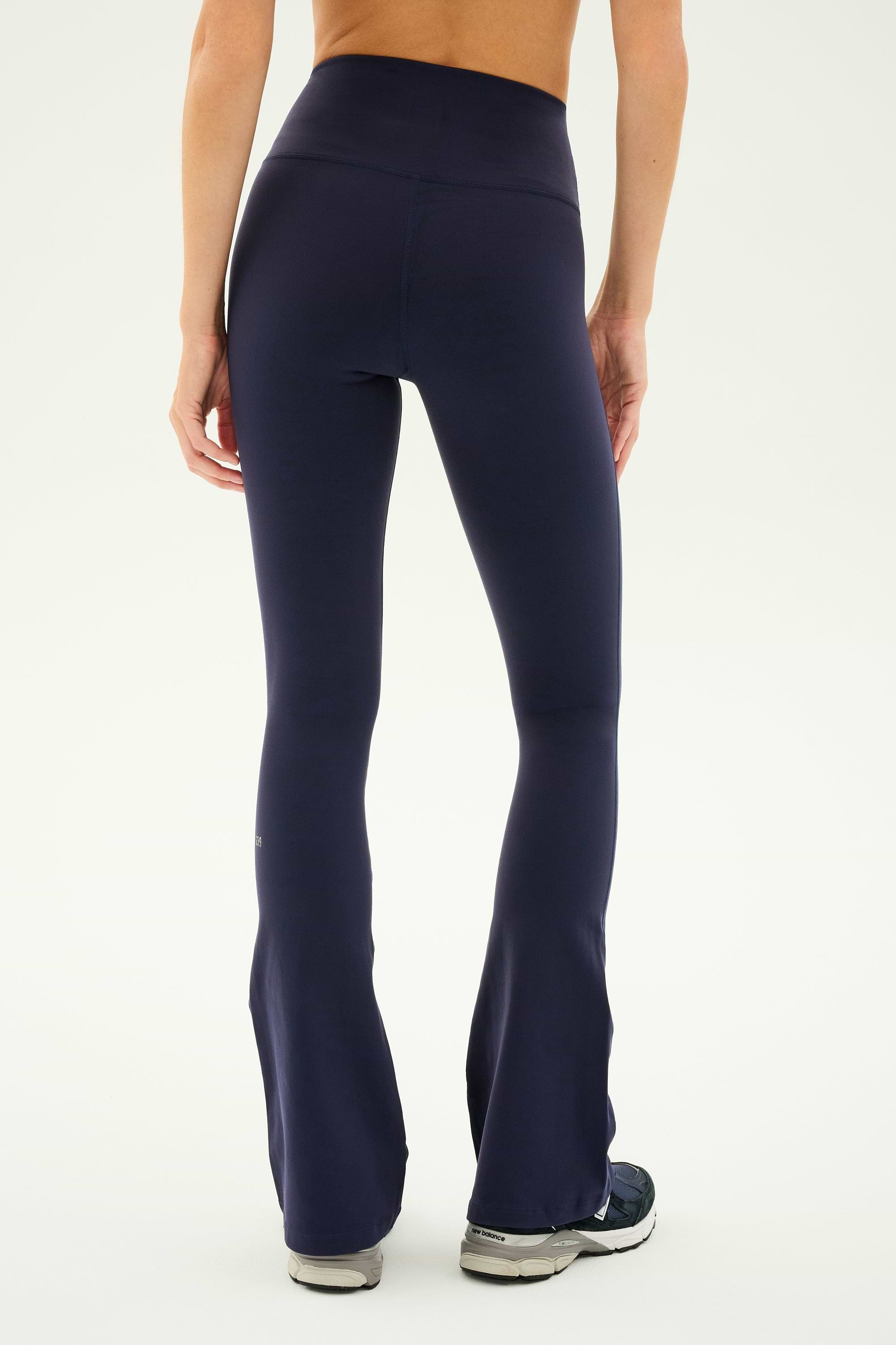 Raquel High Waist Flared Legging - Indigo – SPLITS59
