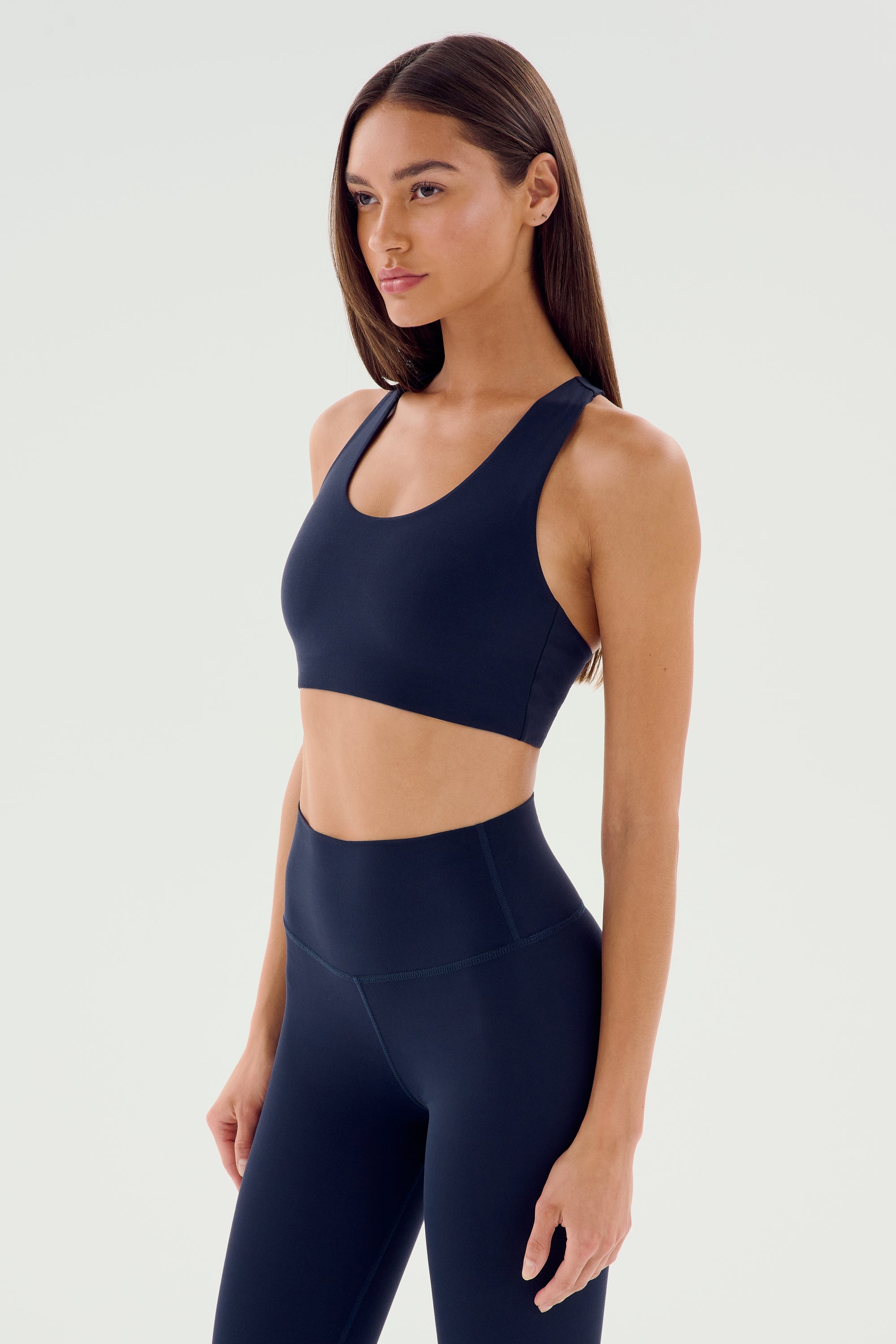Women's Sara Airweight Sports Bra in Indigo Blue – SPLITS59