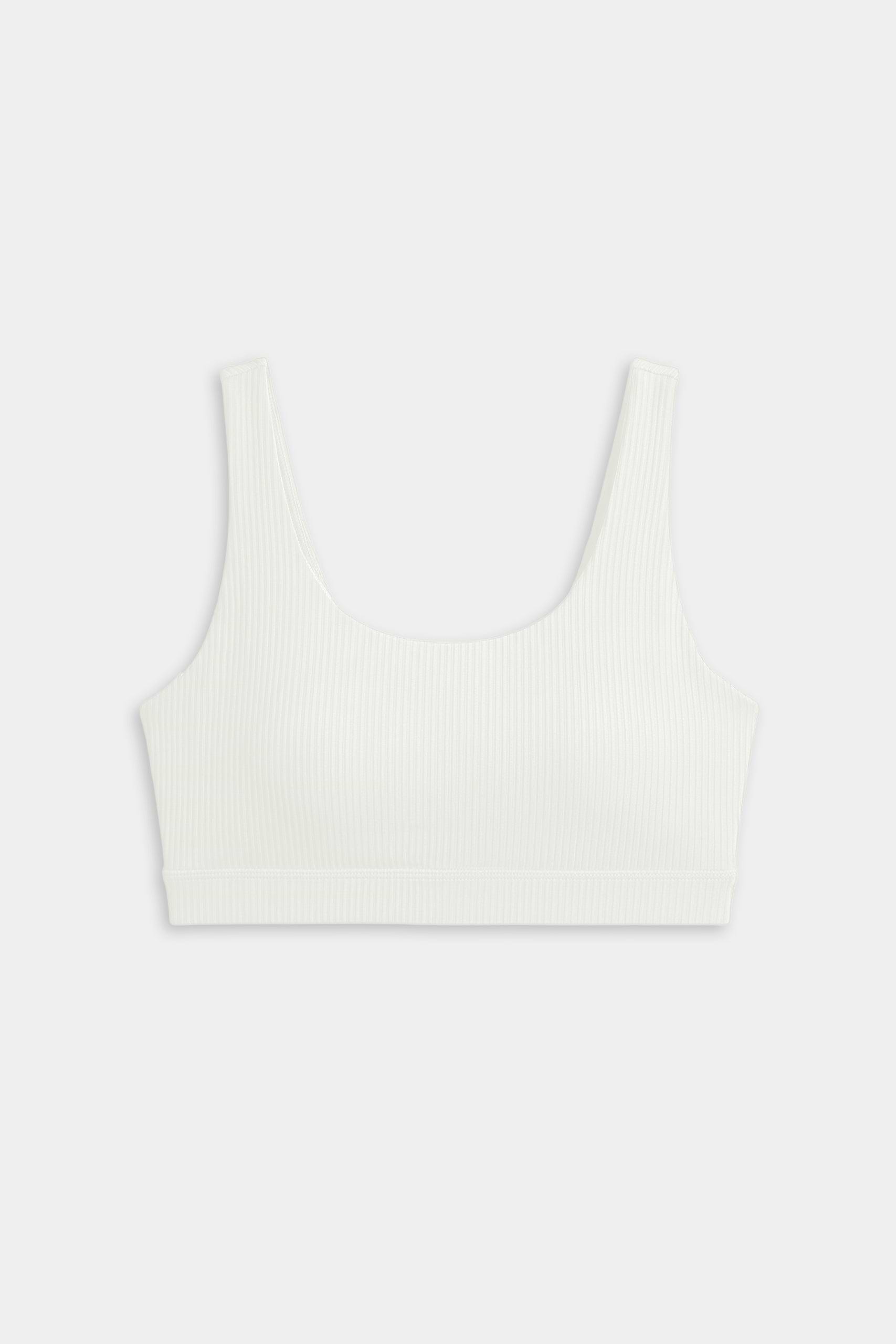 Airweight Rib Bra - White – SPLITS59