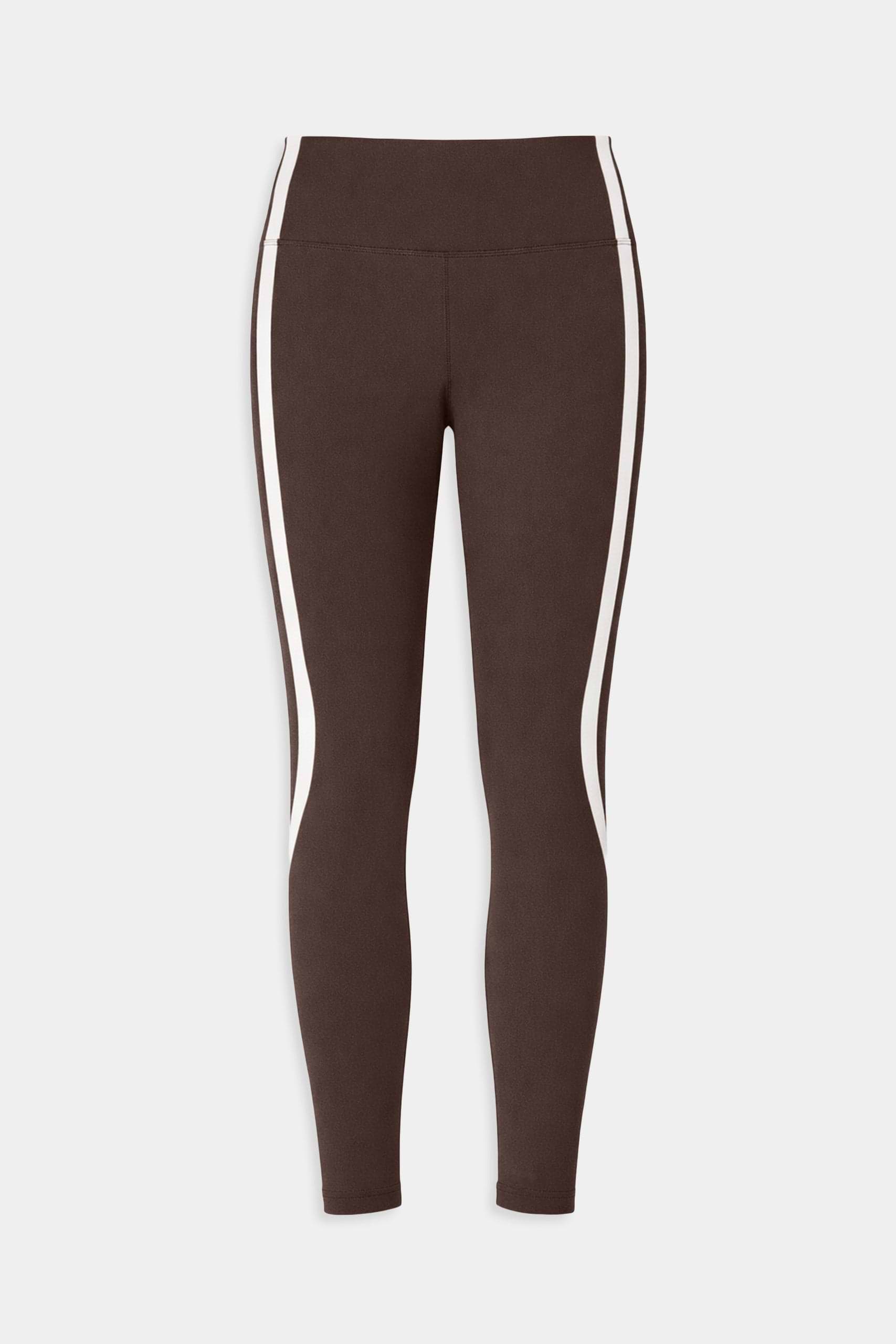 Bianca High Waist Rigor 7/8 - Dark Chocolate/White – SPLITS59