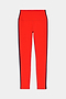 The SPLITS59 Clare High Waist Rigor 7/8 in Lotus Red/Indigo features bold navy side panels, designed for performance and ideal for gym workouts, shown flat on a white background.