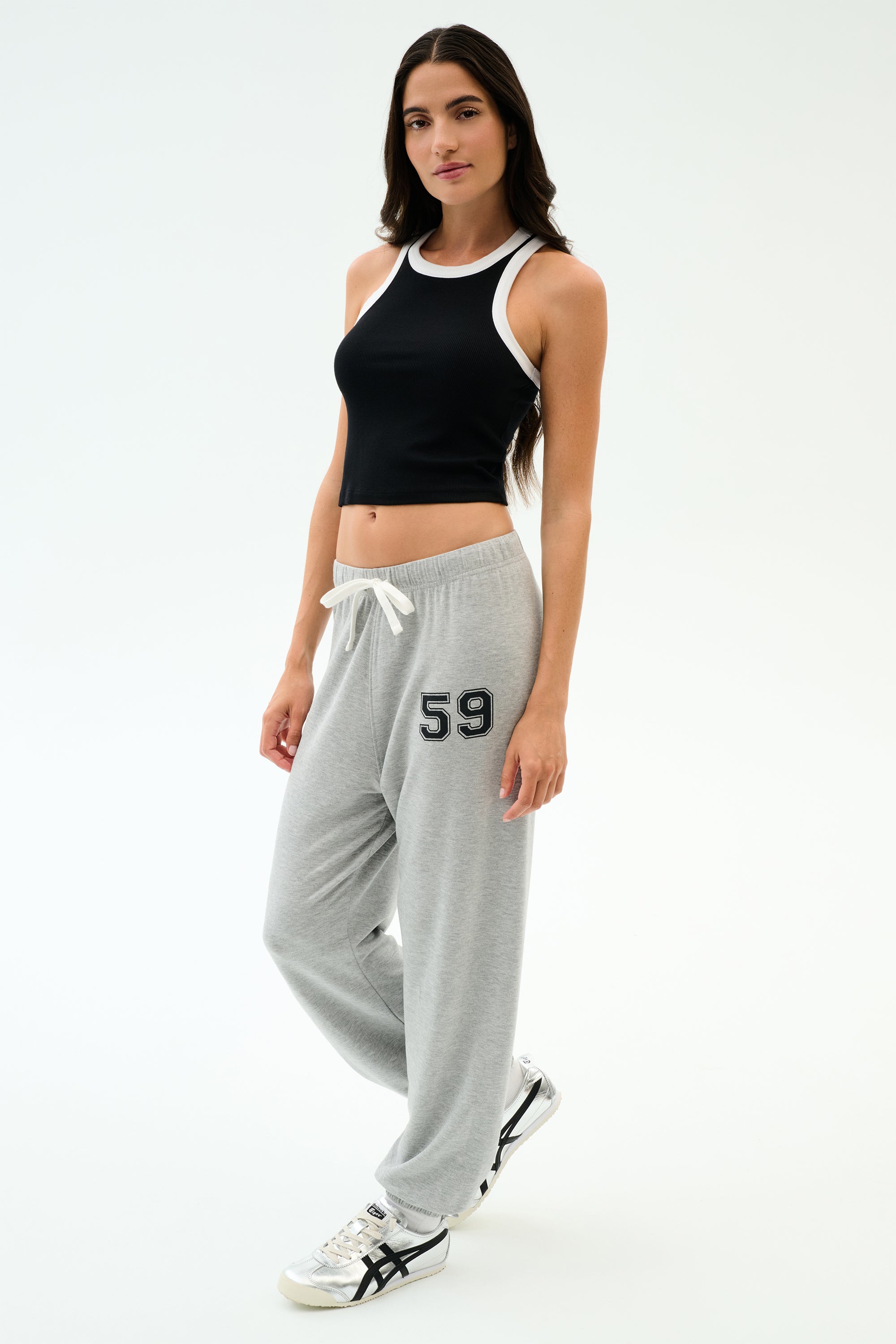 【早い者勝ち】 herlipto Ribbed Jersey Tank Variated Rib Unisex Tank - White | GIL RODRIGUEZ