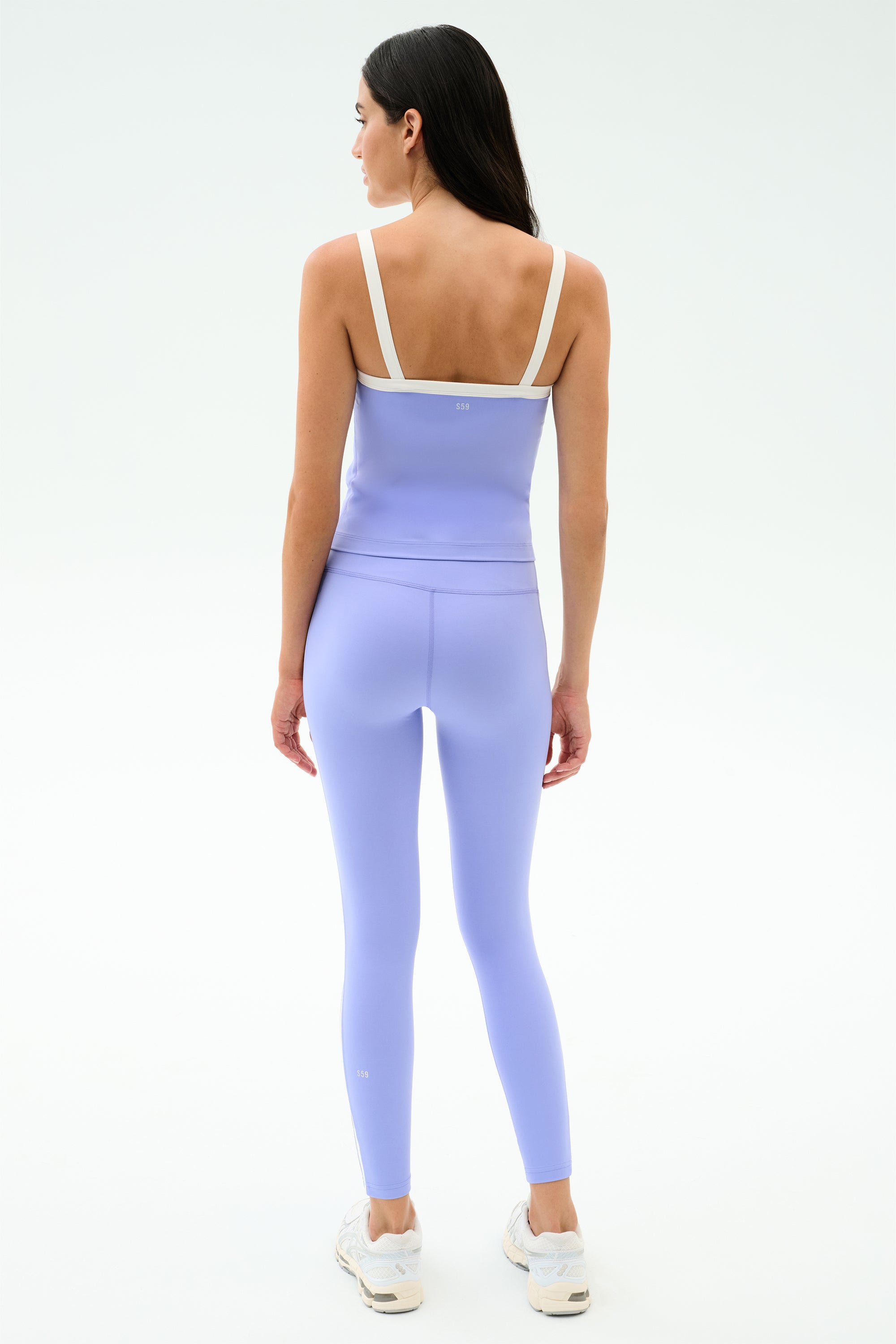 Clare High Waist Rigor 7/8 - Purple Haze/White – SPLITS59