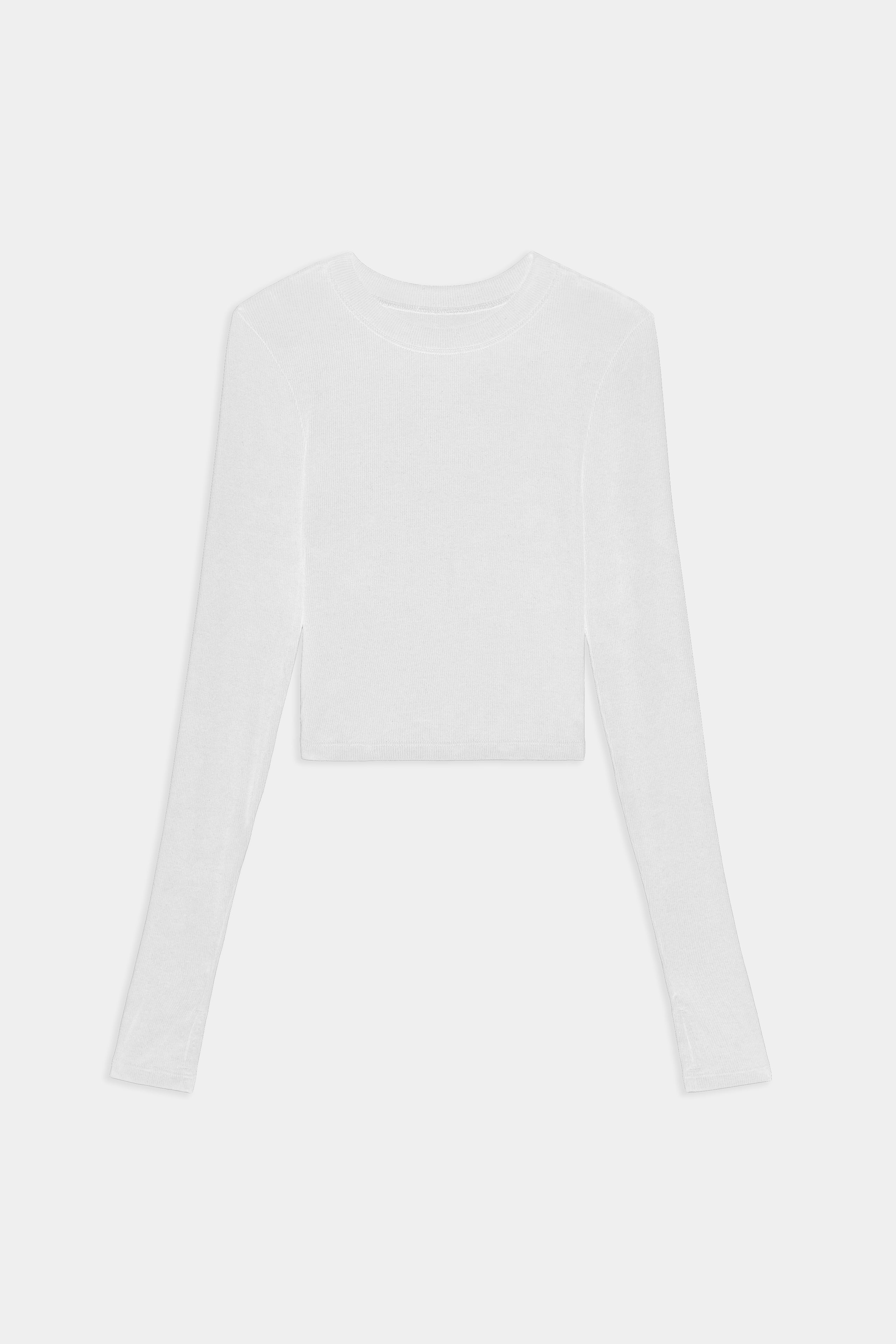 カットソー(長袖+七分) ROSY LUCE HEART TULLE TOPS - WHITE ROSY LUCE HEART TULLE TOPS - WHITE 【公式通販】