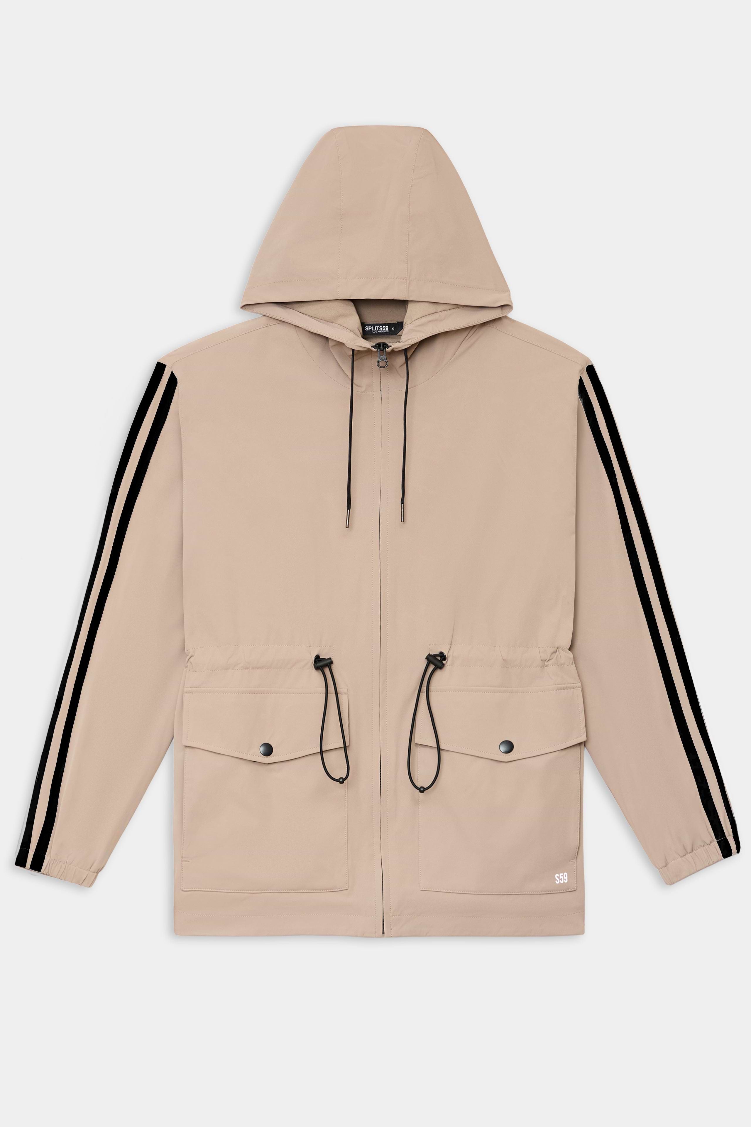 Reggie Water Repellent Jacket - Latte/Black – SPLITS59