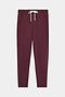 The SPLITS59 Reena Fleece 7/8 Sweatpant, in maroon with side pockets and a white drawstring waistband, is displayed flat on a white background.