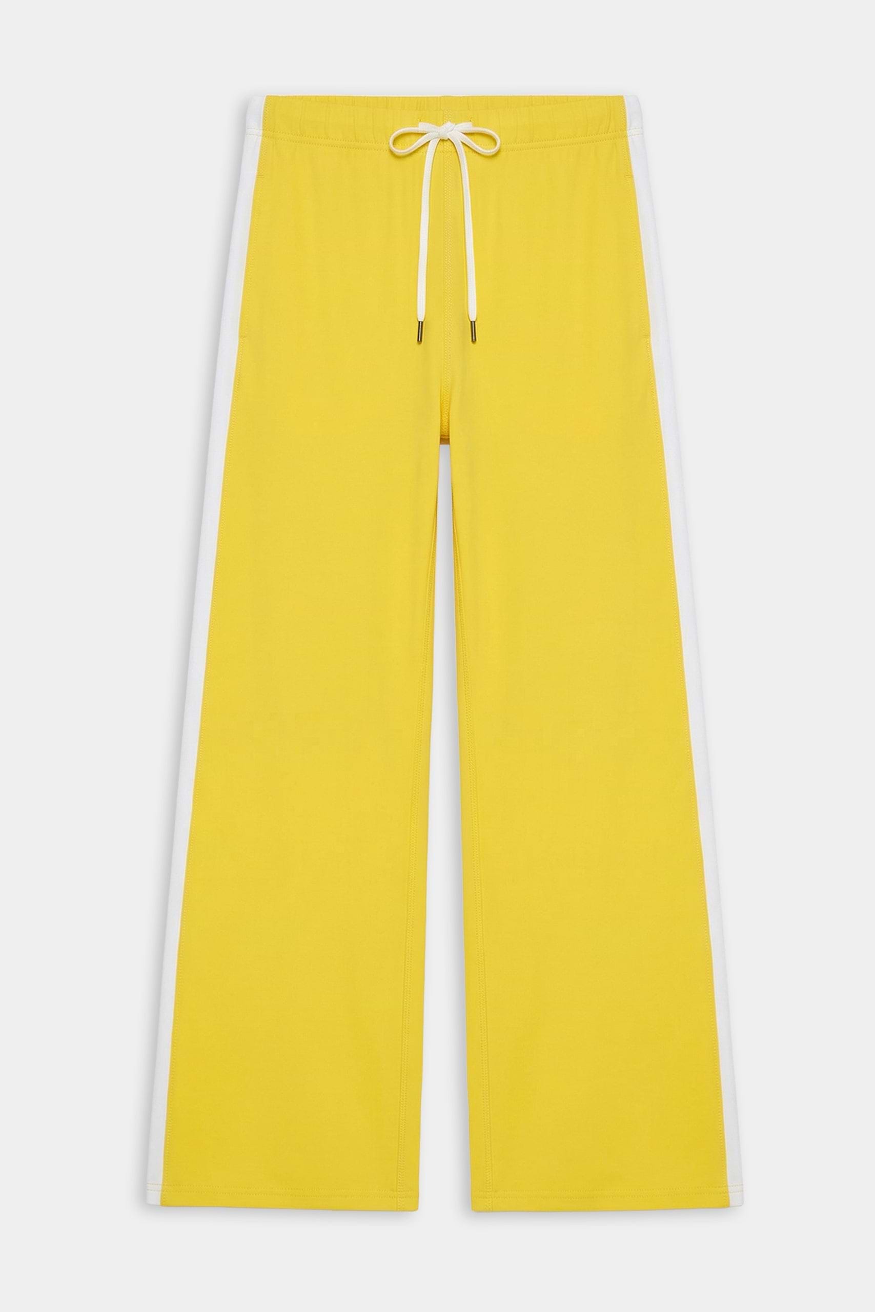 Willow Airweight Wide Leg - Bright Yellow/White – SPLITS59