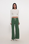 Willow Airweight Wide Leg - Arugula/White