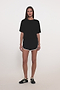 Megan Woven Nylon Run Short - Indigo/Creme