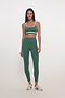 Bianca High Waist Rigor 7/8 - Arugula/White