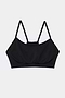 A Loren Seamless Bra in Black by Splits59 on a white background.