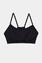 A Loren Seamless Bra in Black by Splits59 on a white background.