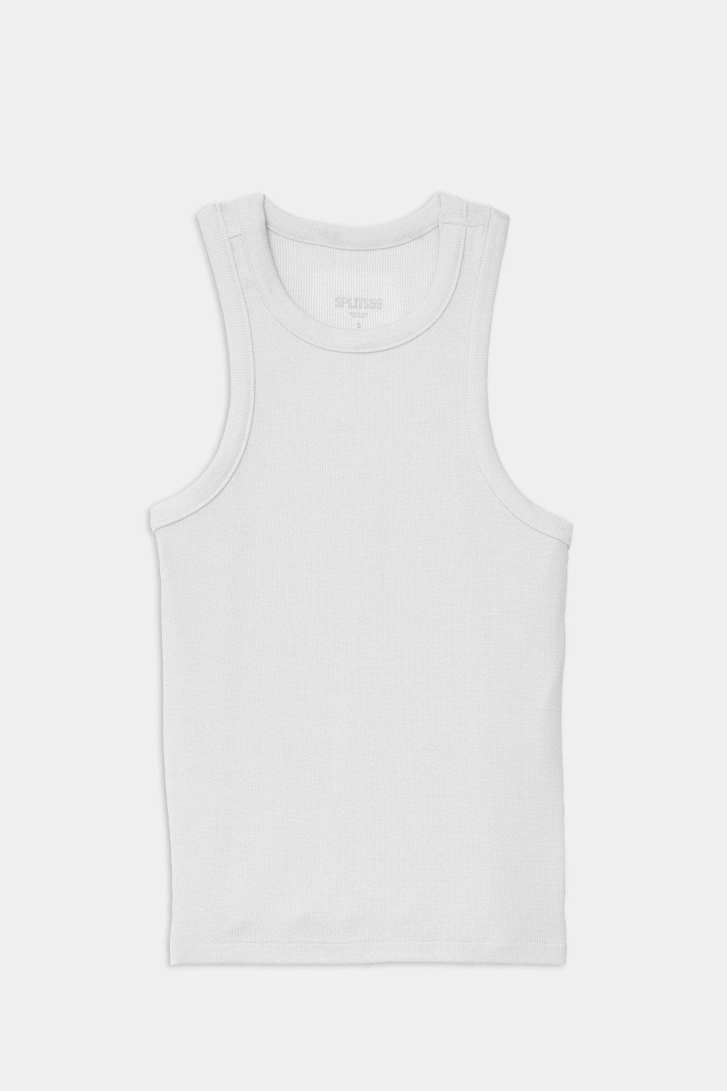Kiki Rib Tank Full Length - White – SPLITS59