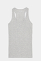 Flat view of a light grey tank top