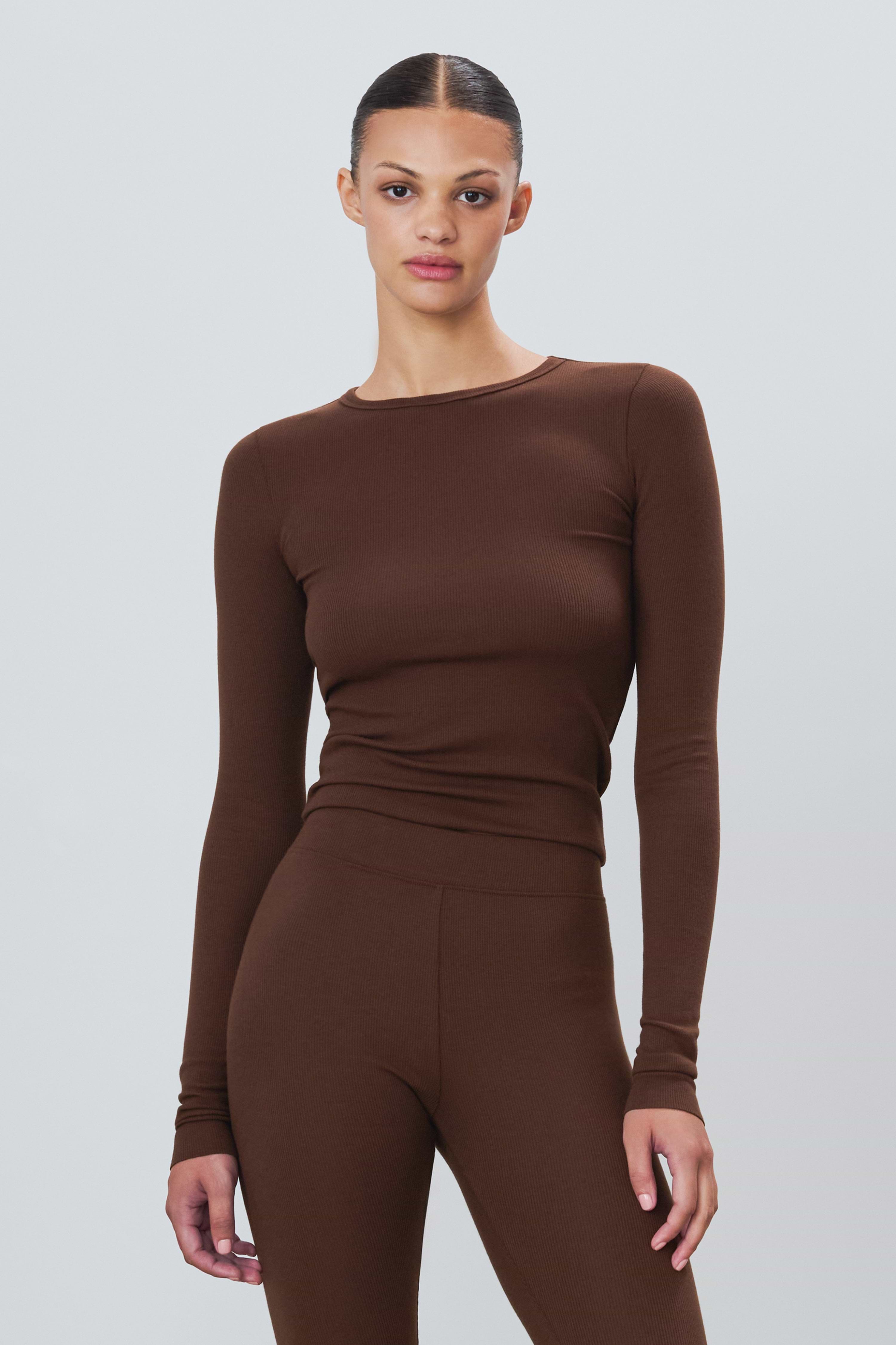 LONG SLEEVE FITTED TOP - ÉTERNE
