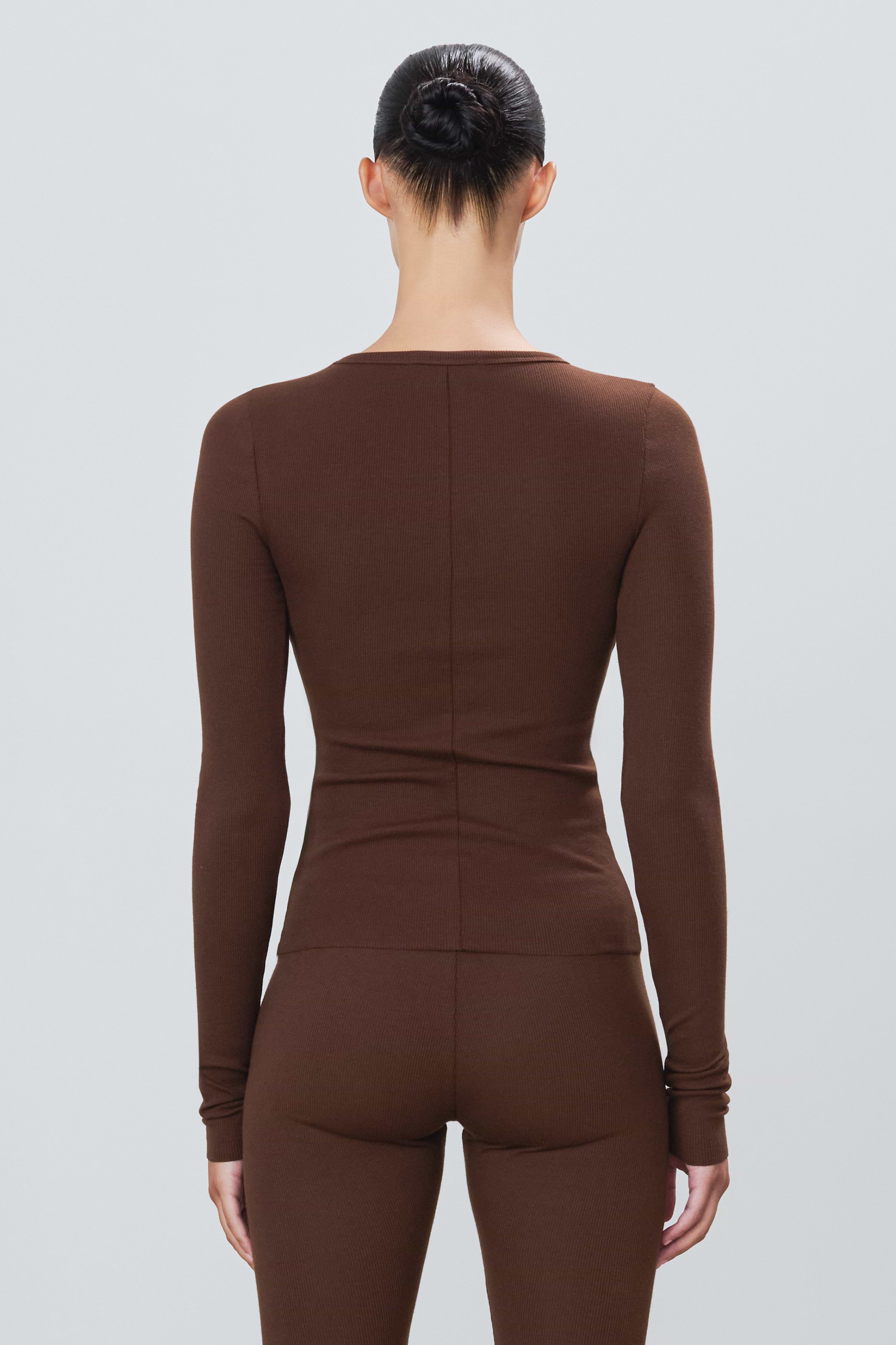 LONG SLEEVE FITTED TOP - ÉTERNE