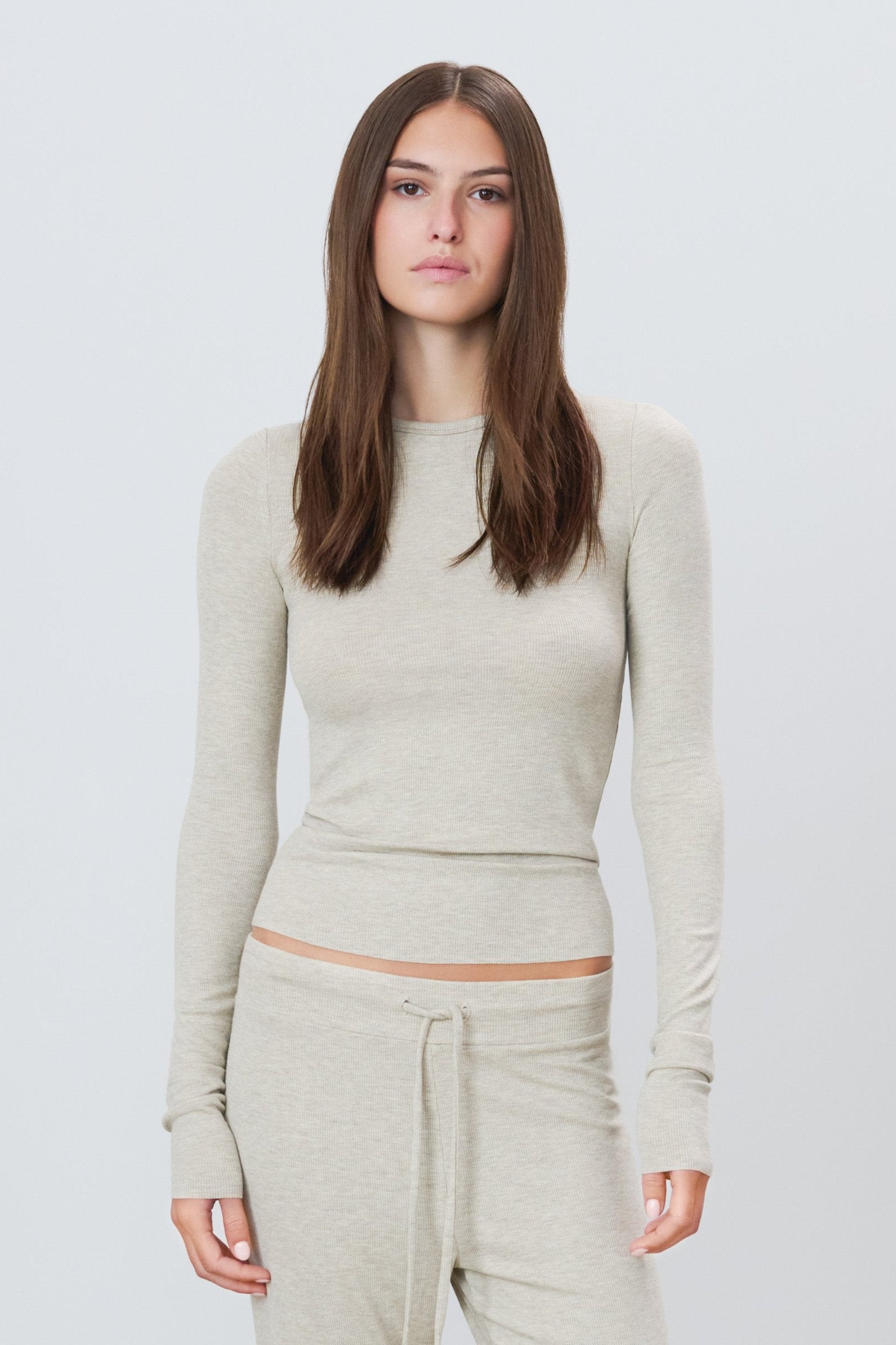 LONG SLEEVE FITTED TOP - ÉTERNE