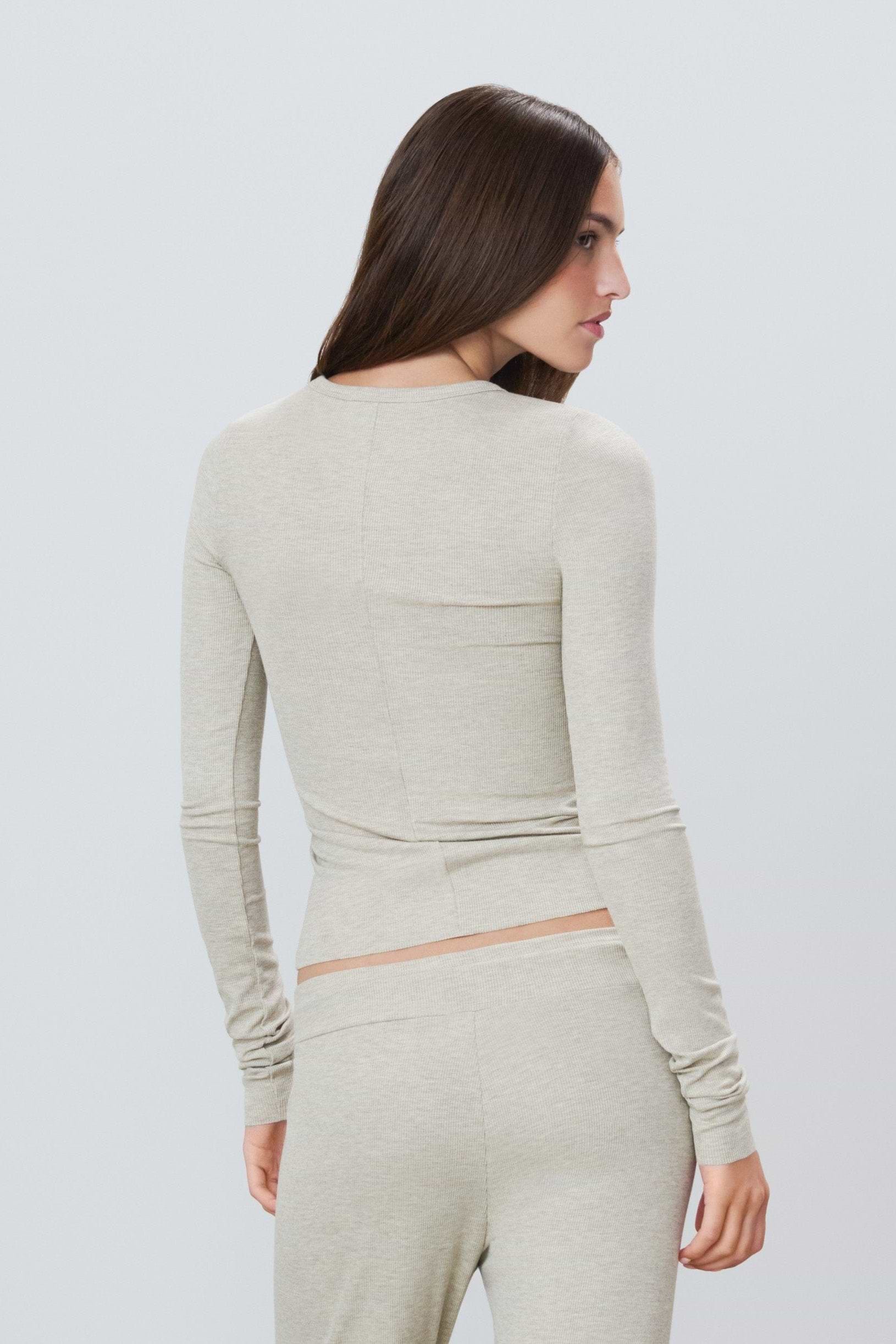 LONG SLEEVE FITTED TOP - ÉTERNE
