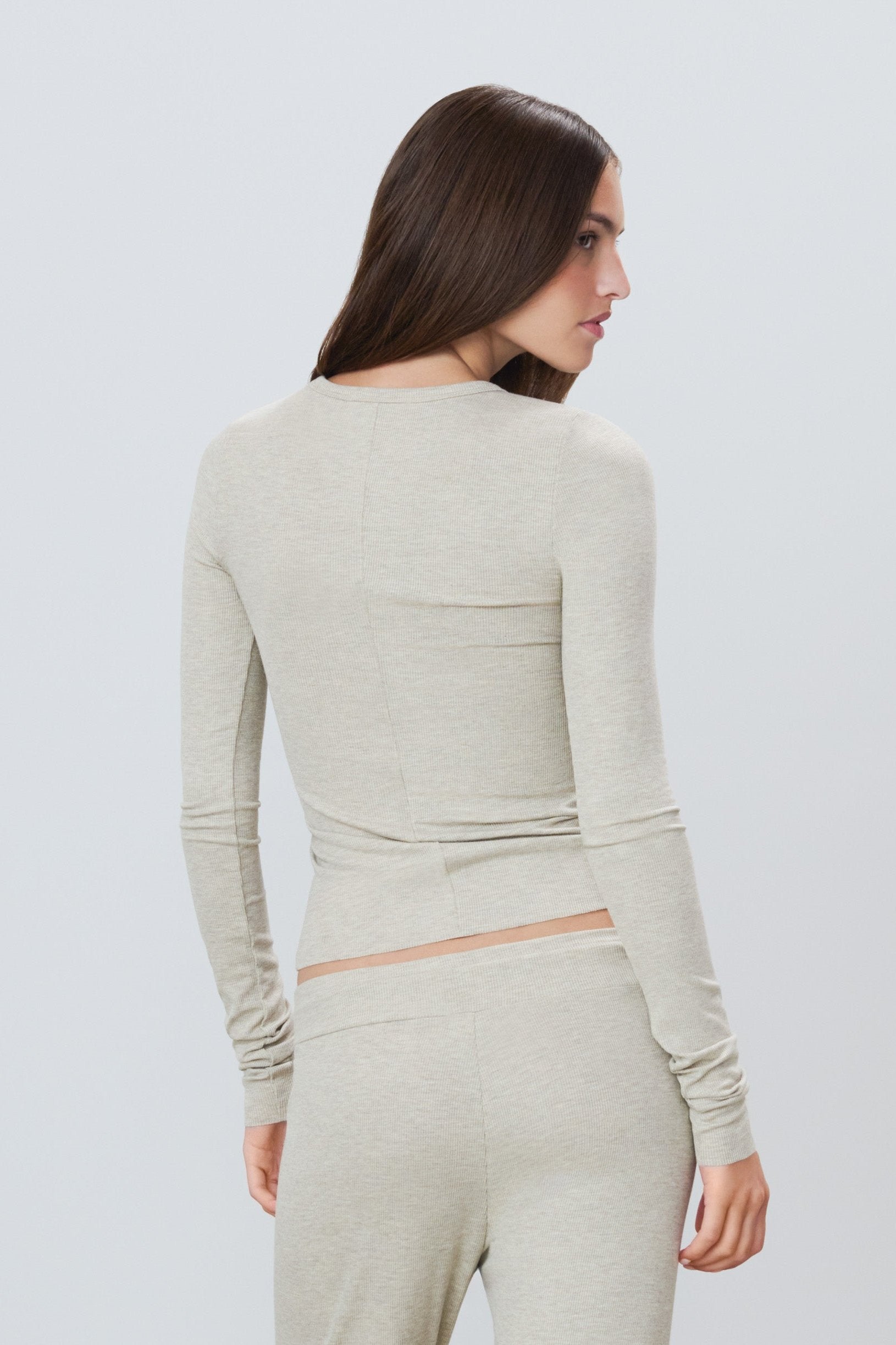 LONG SLEEVE FITTED TOP - ÉTERNE
