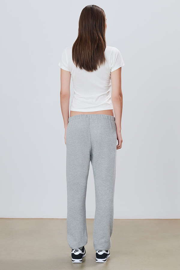 Firehouse Girls Tate Teddy Trio Wide Leg Sweatpants Heather Grey