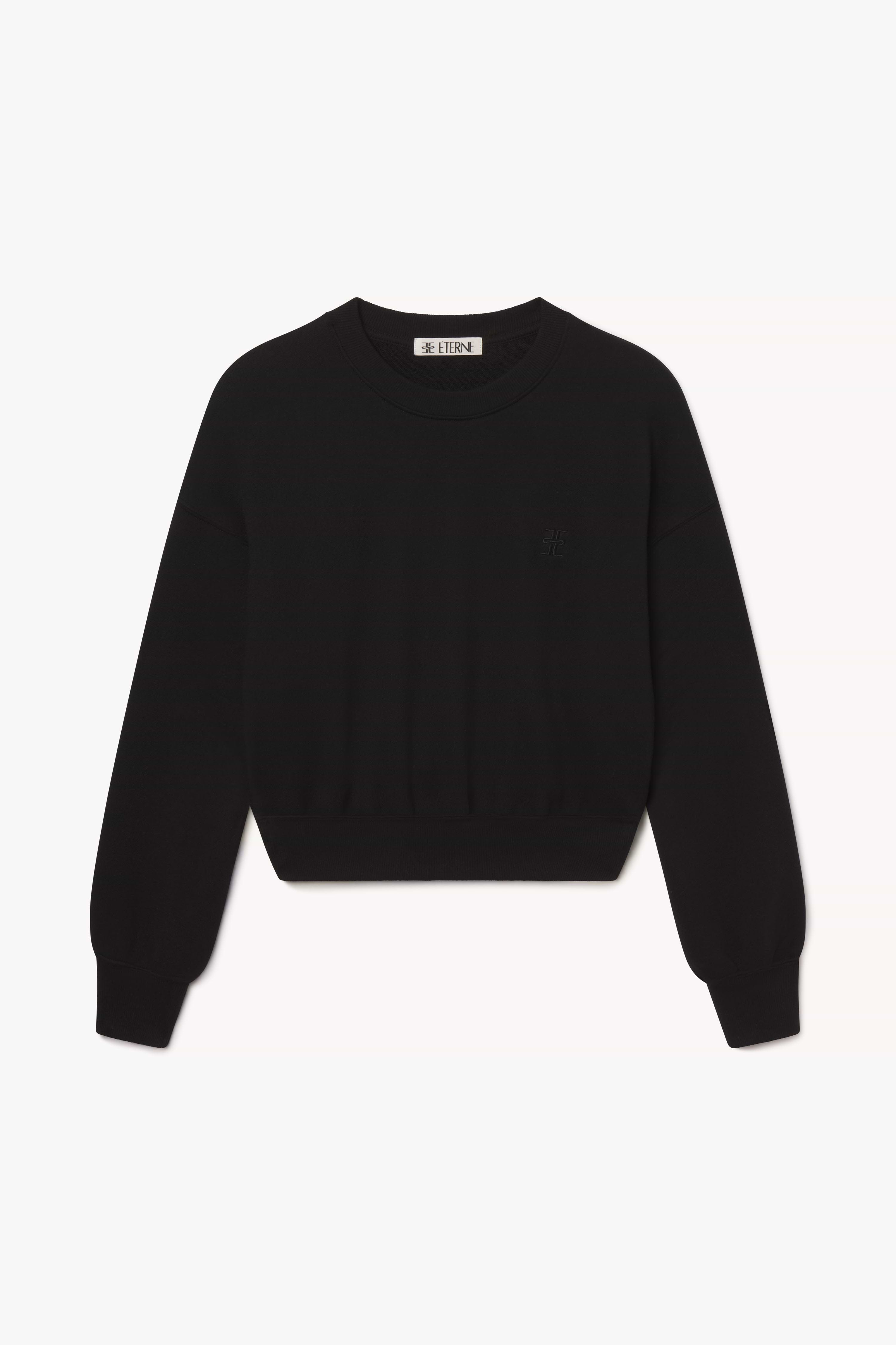 CROPPED CREWNECK SWEATSHIRT - ÉTERNE