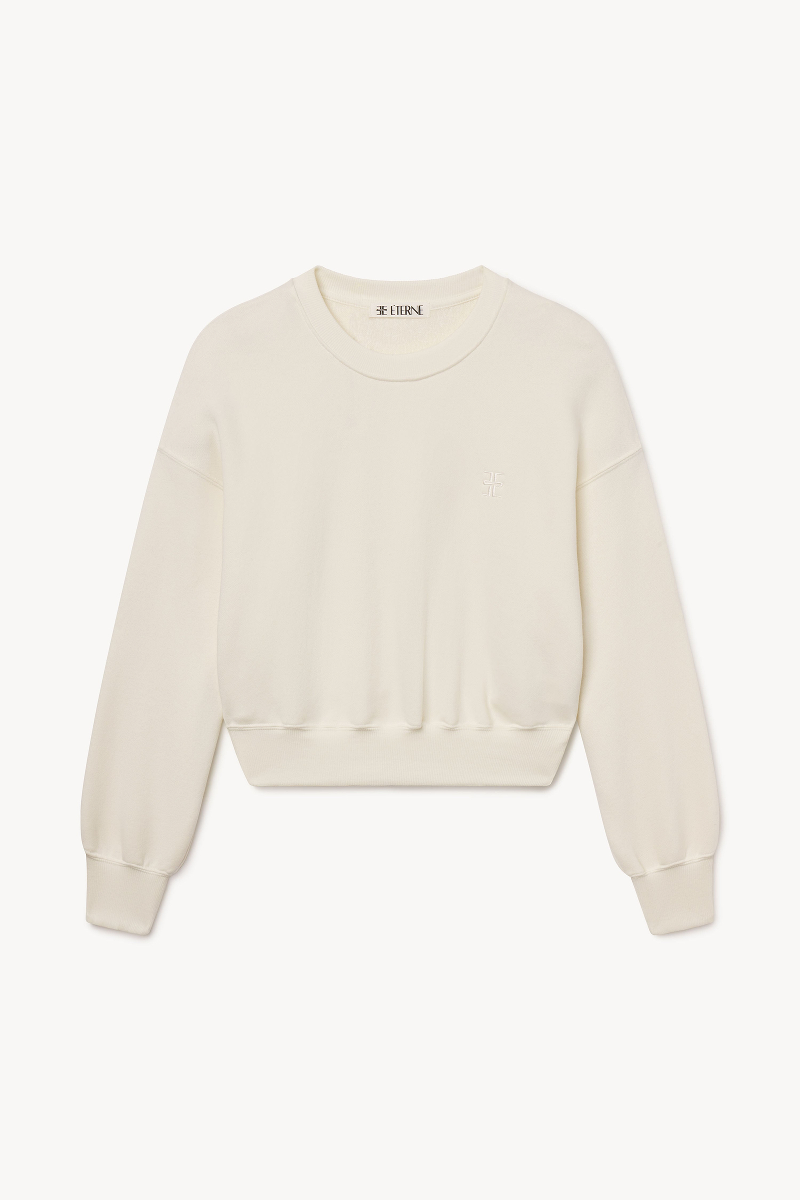 CROPPED CREWNECK SWEATSHIRT - ÉTERNE